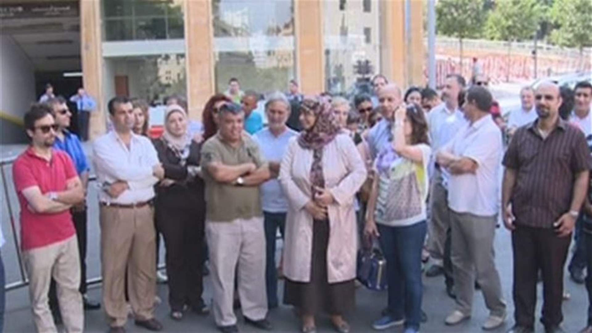 LU contract professors stage protest in Beirut’s Riad al-Solh