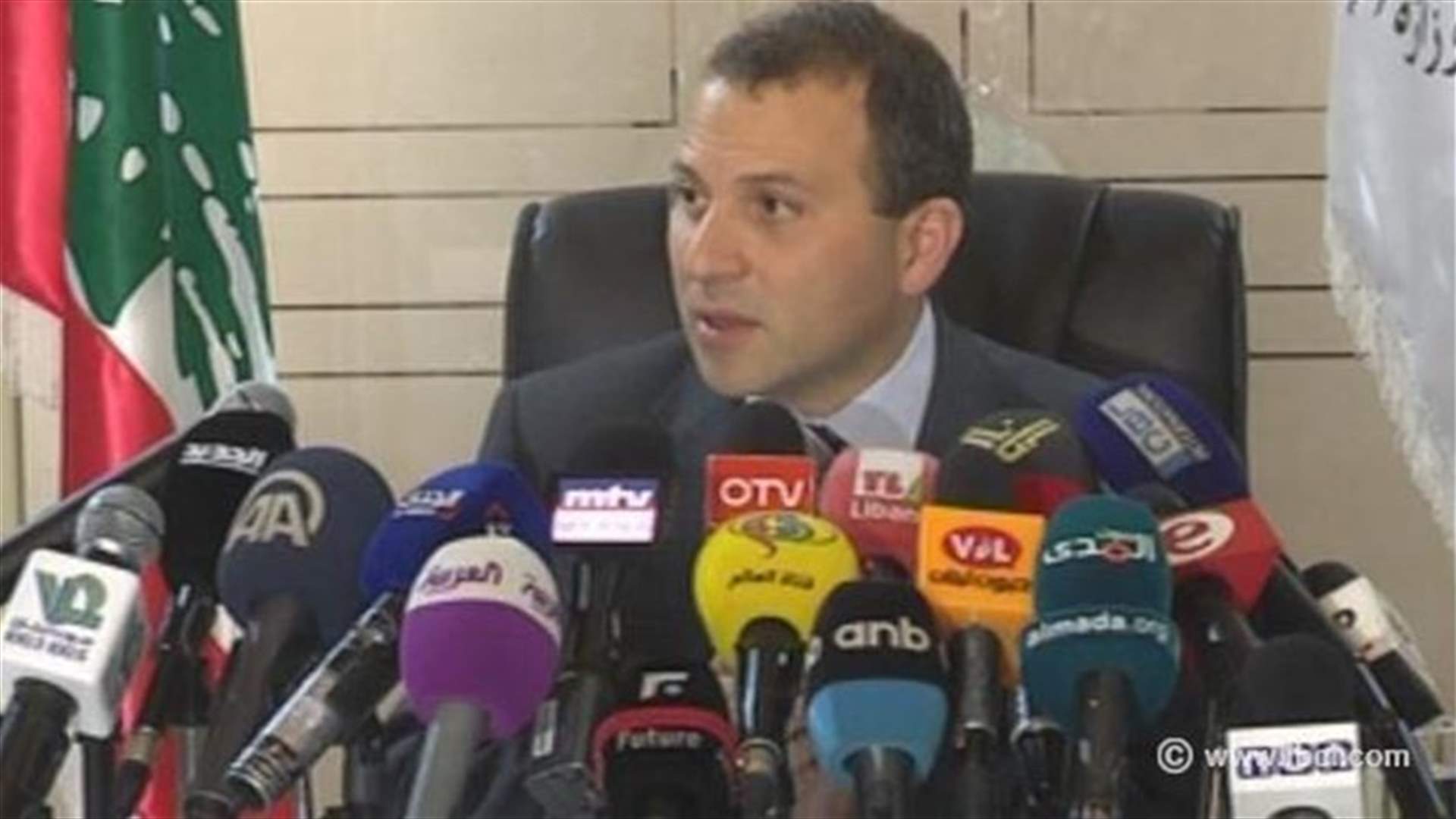 Bassil: Displacement of Christians from Iraq’s Mosul threatens their presence in Lebanon