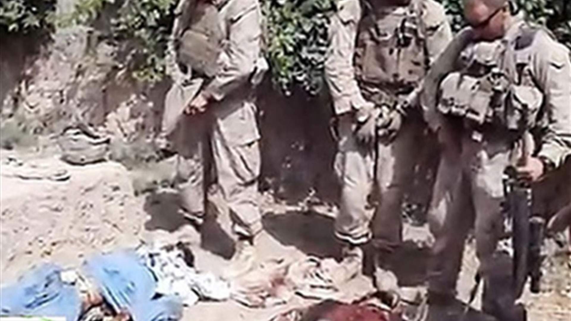 التعرف على الجنود الاميركيين الذين تبولوا على جثث افغانيين