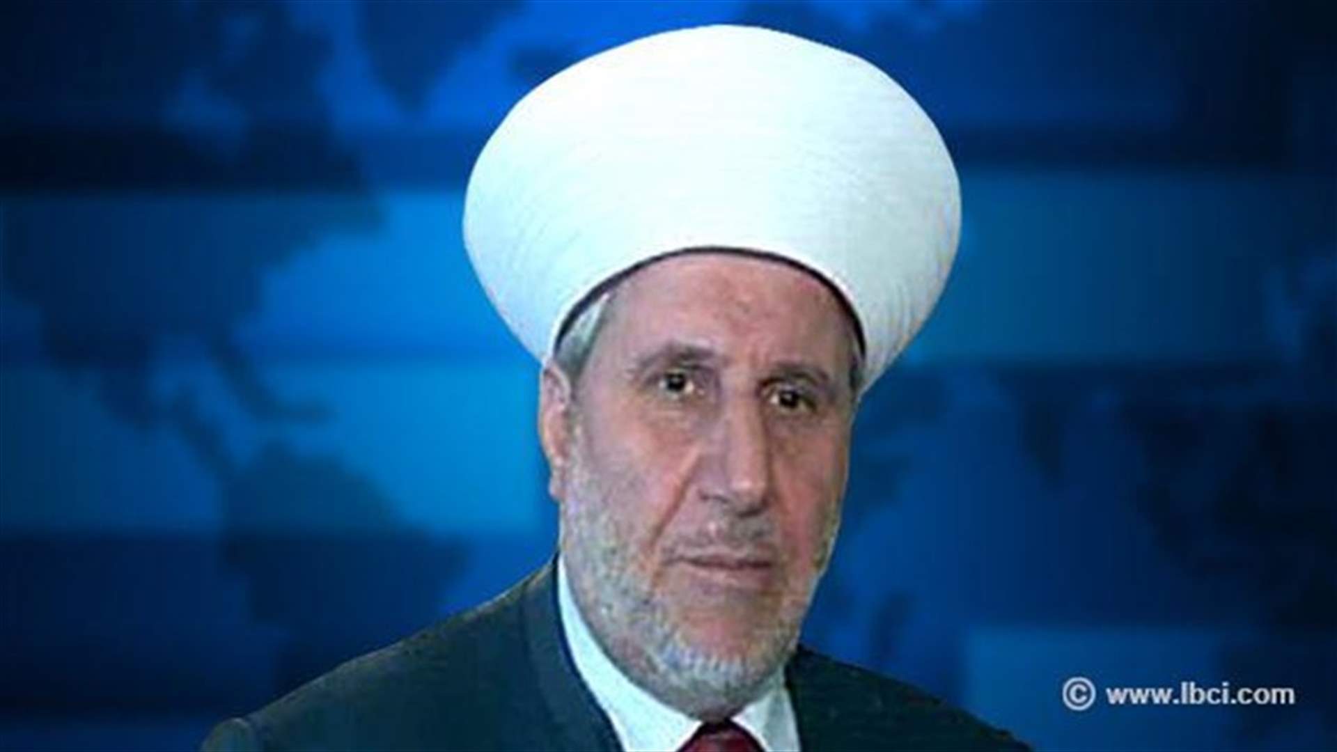 Mufti Chaar urges Christian leaders to elect new president