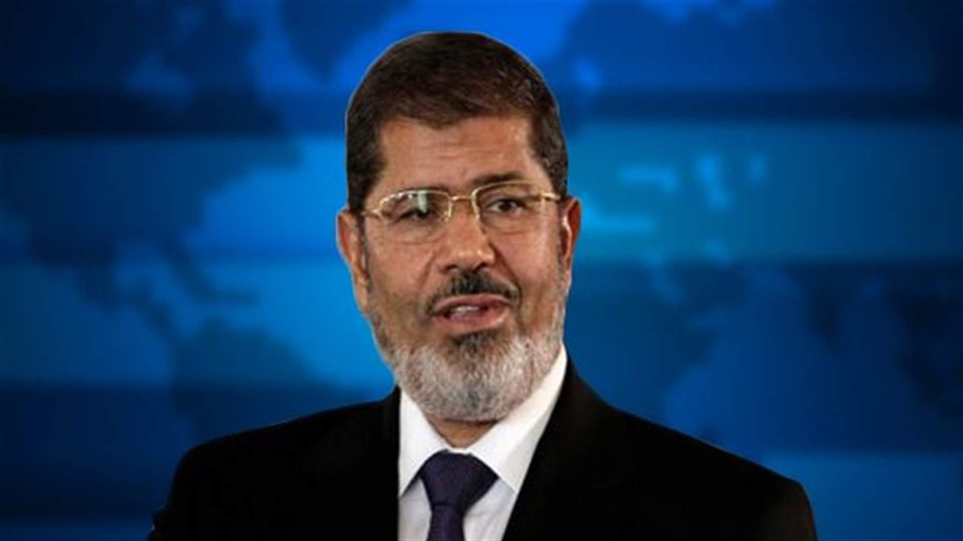 مرسي يحيي المقاومة الفلسطينية في غزة