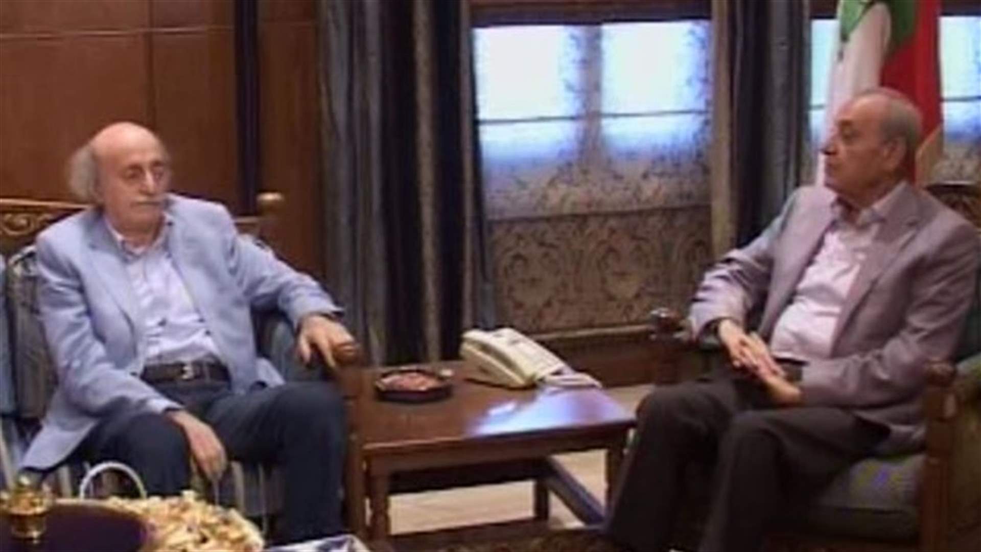 جنبلاط من عين التينة :لسنا مسؤولين عن ملف الرئاسة