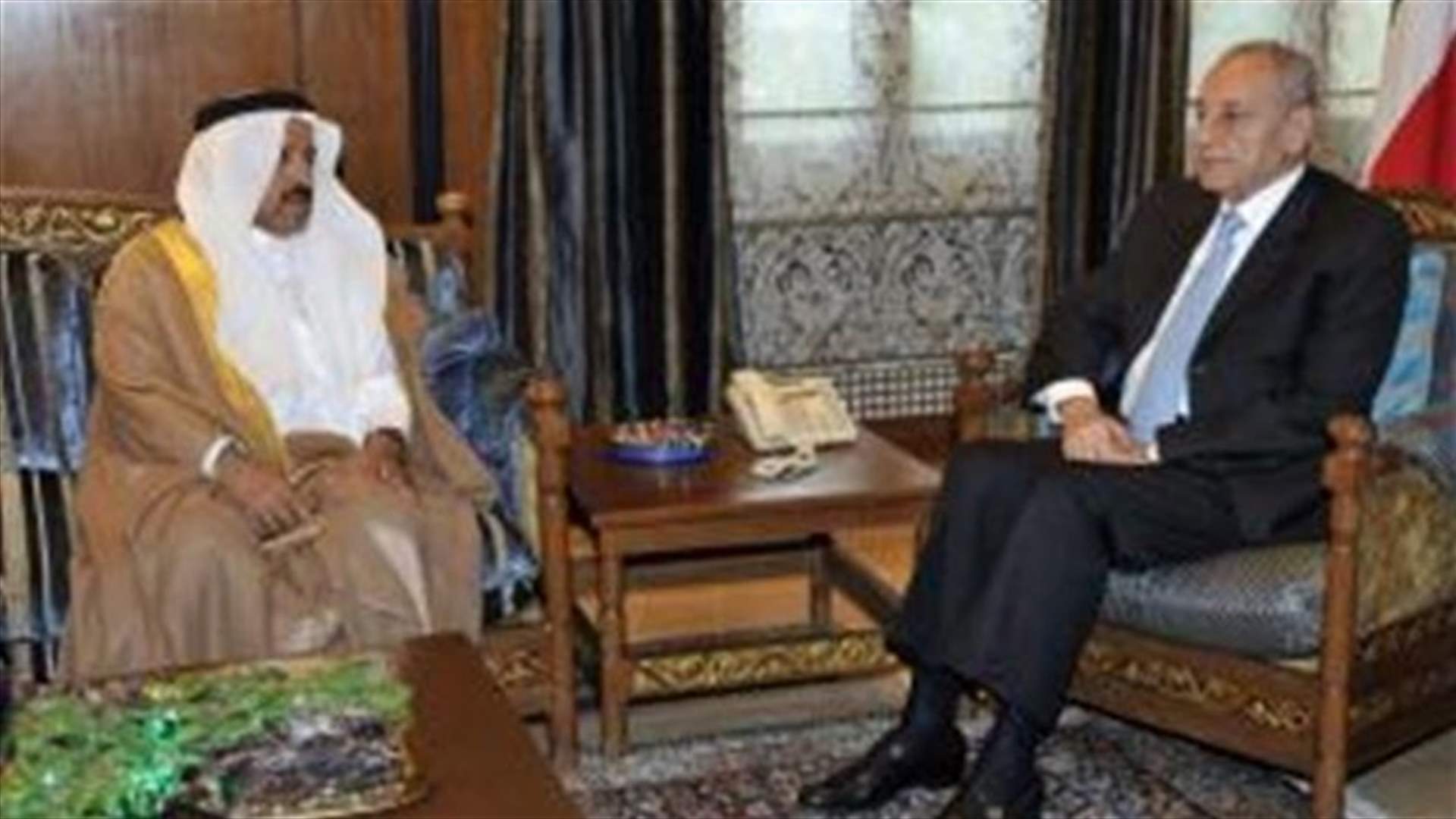 عسيري بعد لقائه بري : نأسف لما يجري على الساحة اللبنانية 