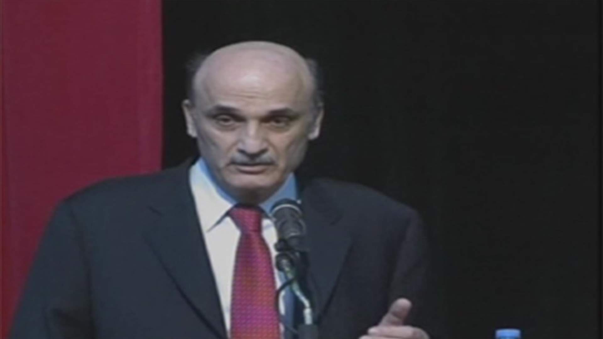 Geagea: Lebanese Forces had to carry weapons when war was imposed on Lebanon 