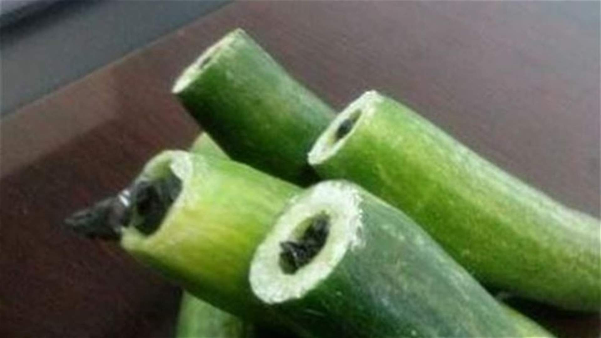 بعد الكوسى والصفيحة... خيار محشو بالحشيشة
