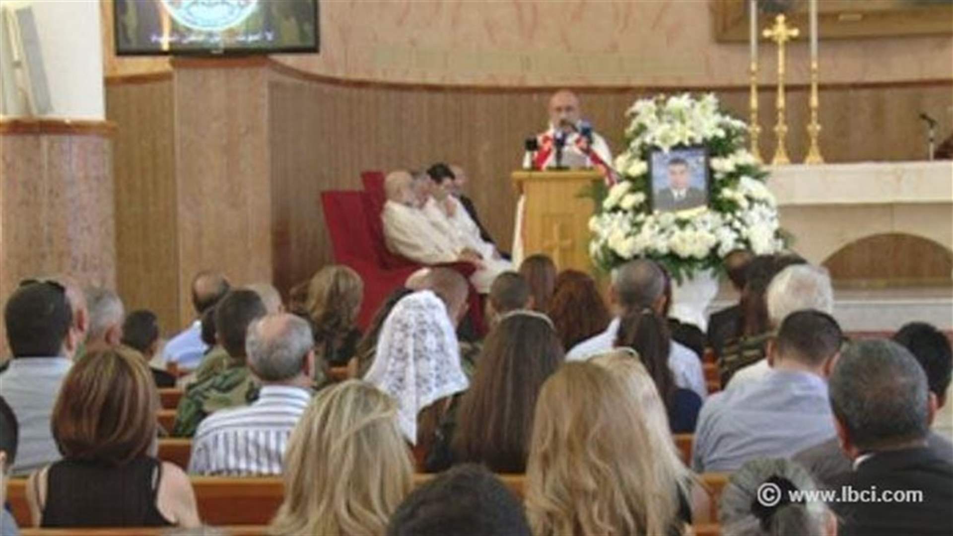 قداس وجناز عن راحة نفس الشهيدين حرب وخيرالله