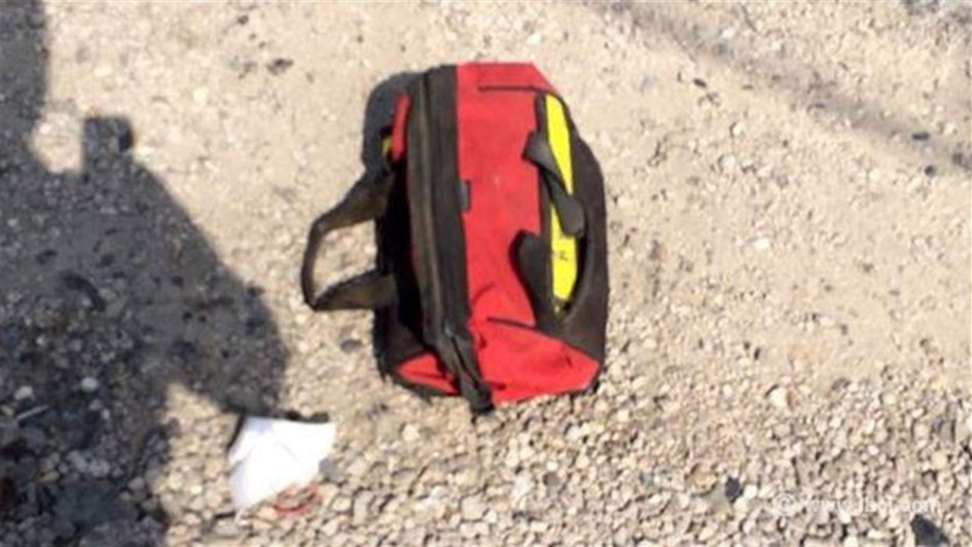 الاشتباه بحقيبة في حلبا 