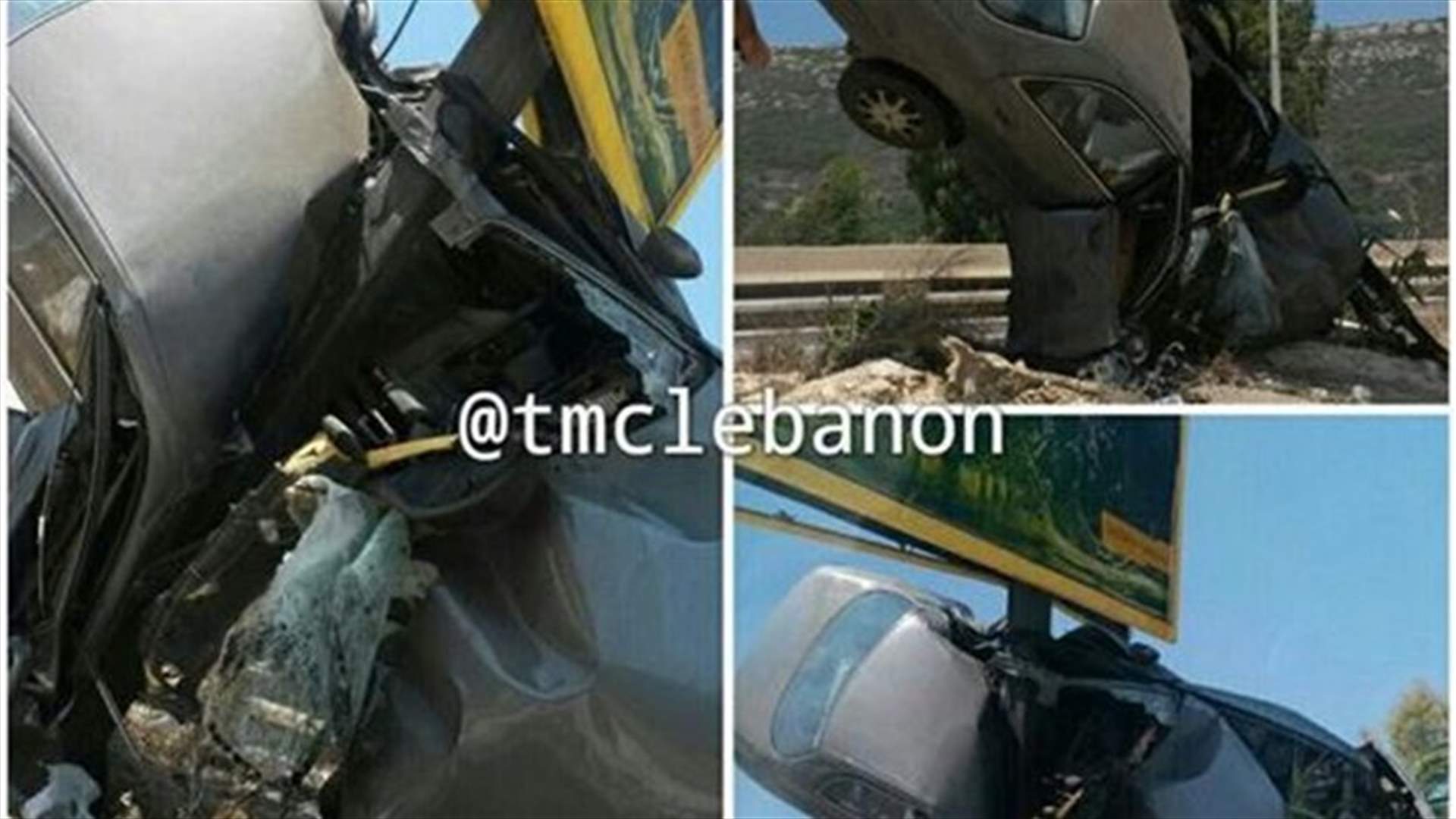 بالصورة..قتيل بحادث مروع على أوتوستراد البترون