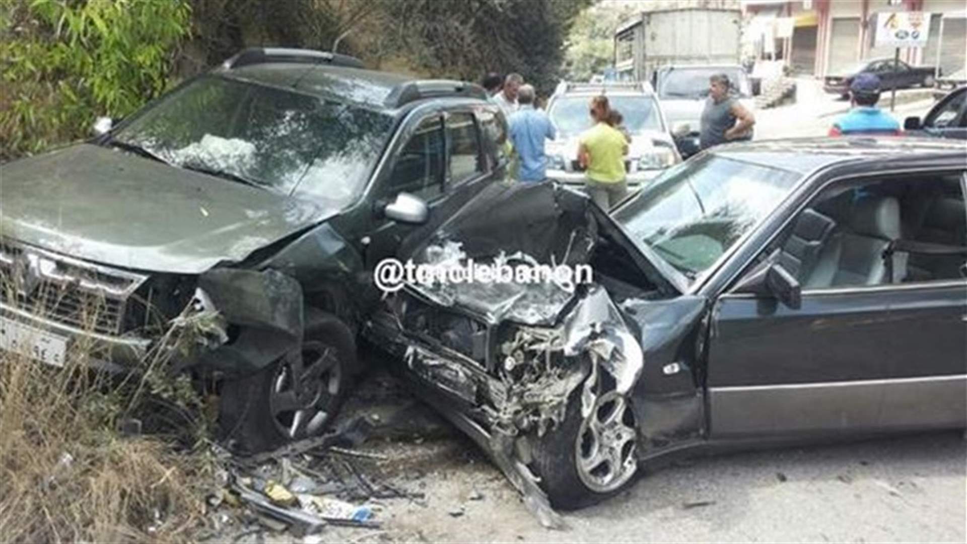 جرحى بحادث سير على طريق رومية