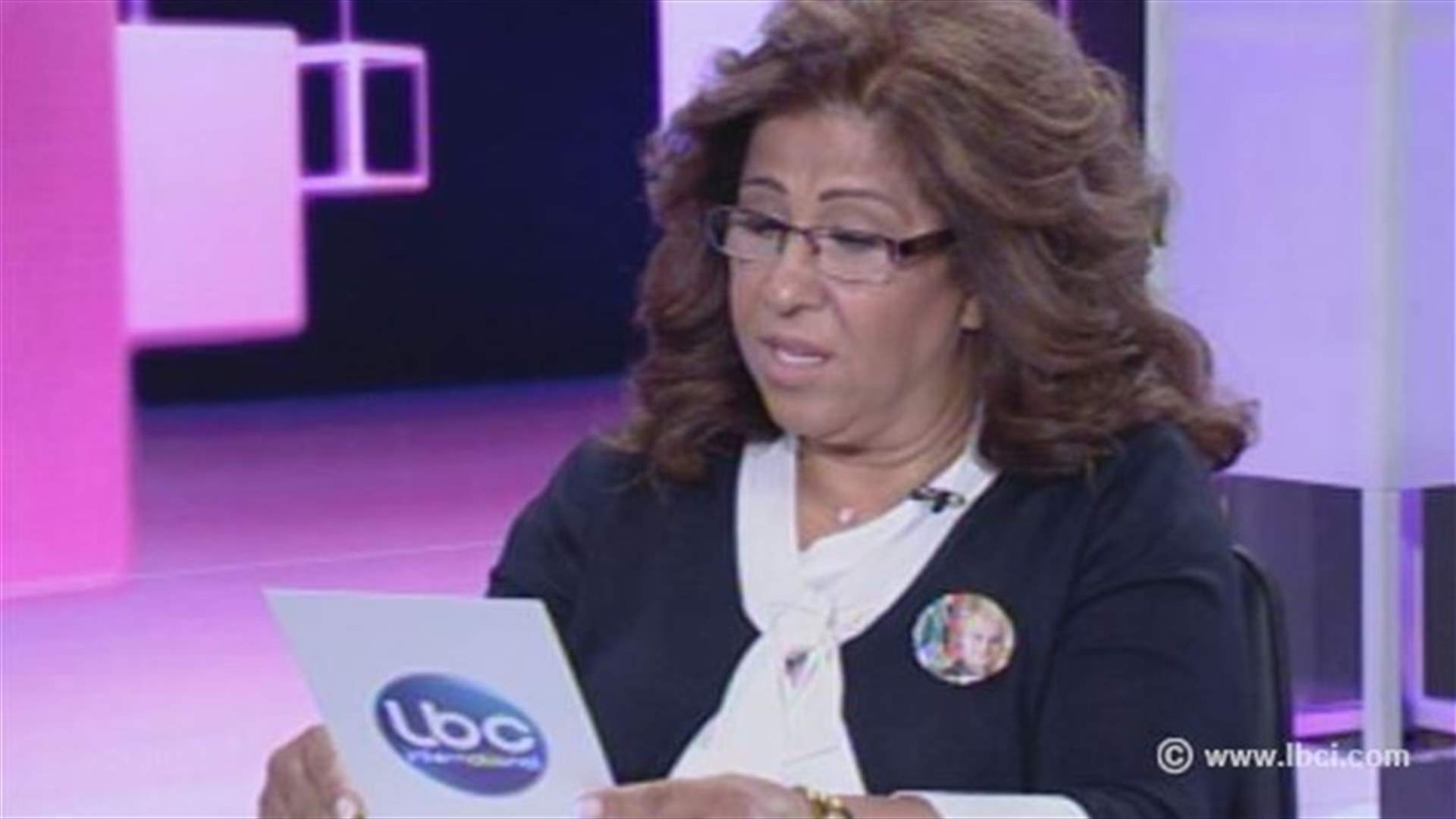 ليلى عبد اللطيف تنفي للـLBCI ما يتم تداوله من توقعات عن جبل محسن