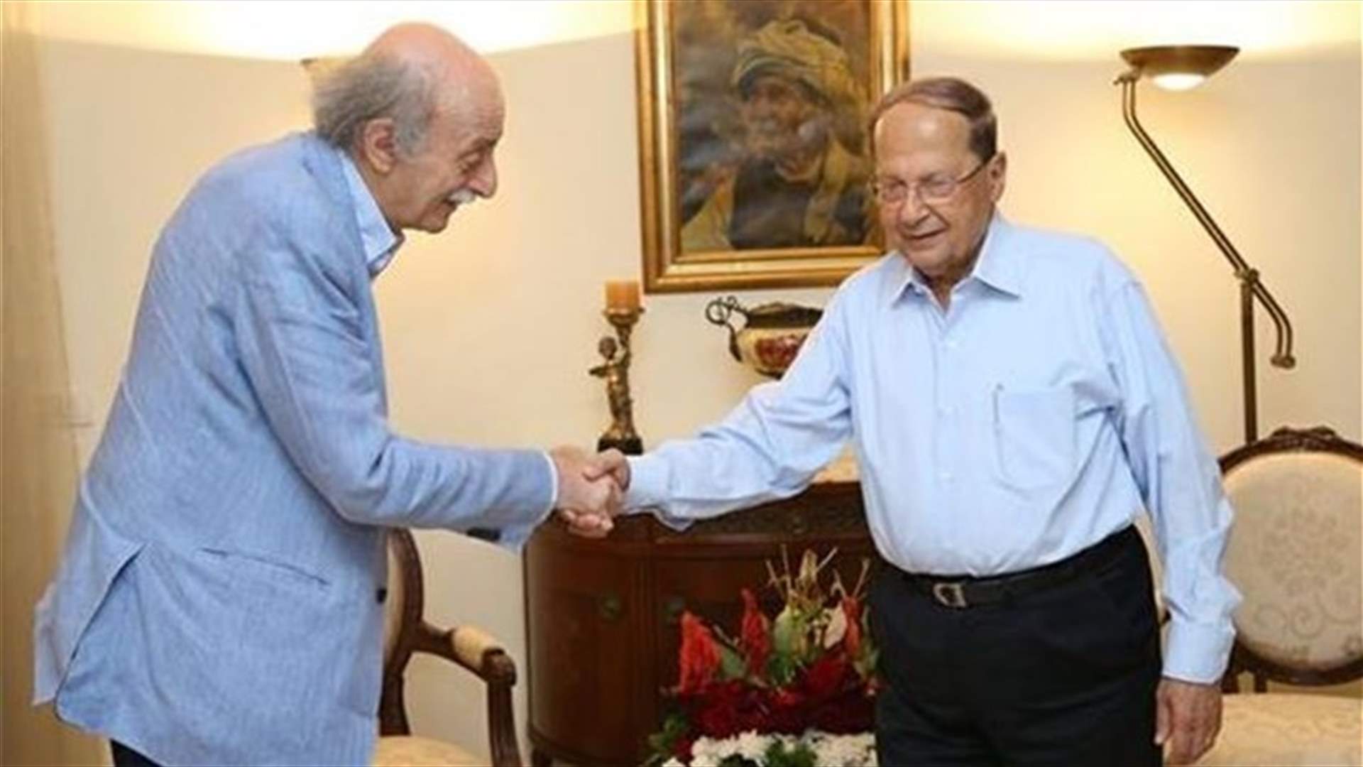 جنبلاط الى الرابية مجدداً