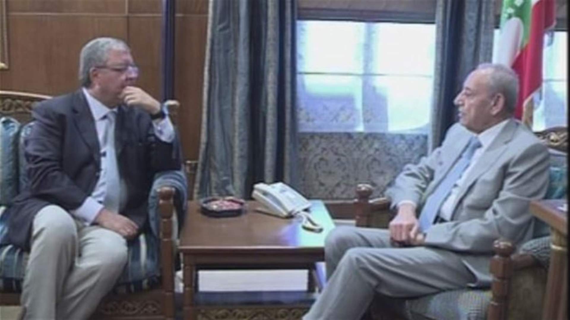 Speaker Berri, Minister Mashnouq meet, discuss security situation in Arsal, Bekaa