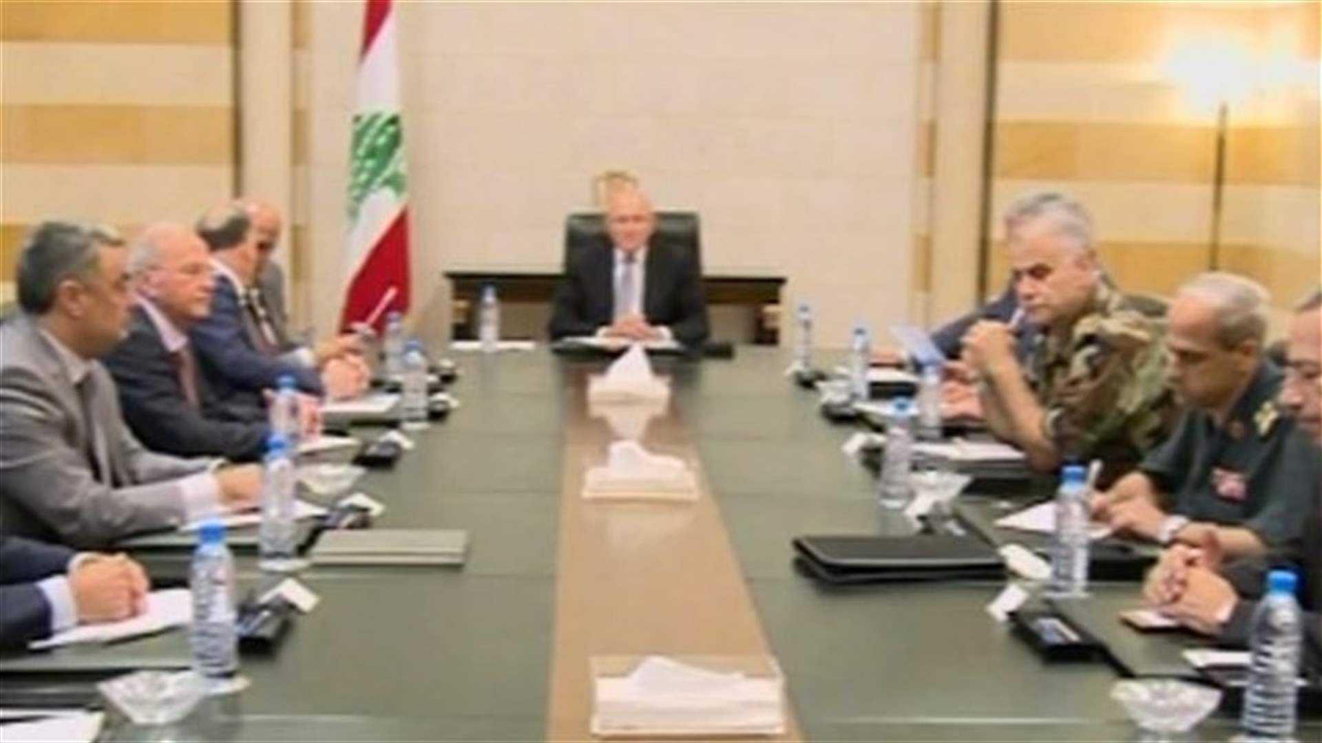 سلام بالاجتماع الأمني: اللجنة الخاصة بمتابعة ملف العسكريين ماضية في عملها