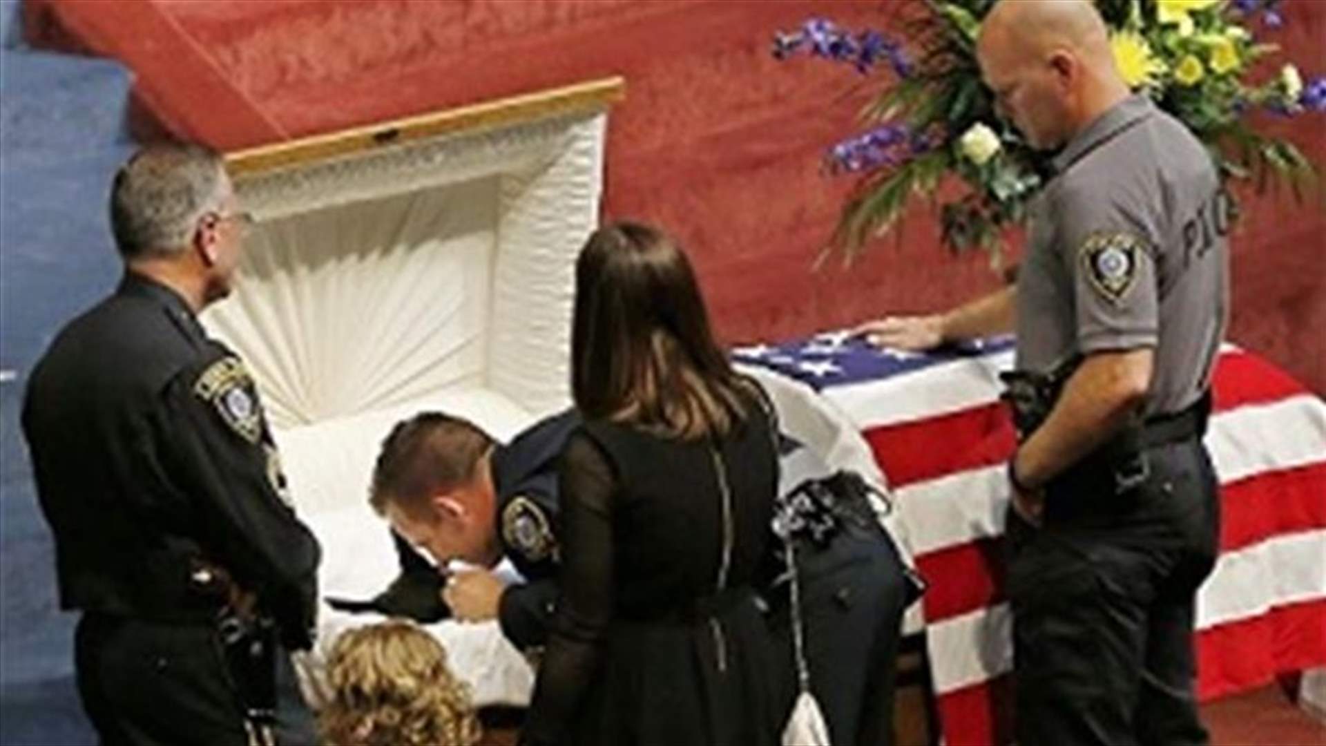 The Funeral Of A Police Dog Who Died Saving His Partner 