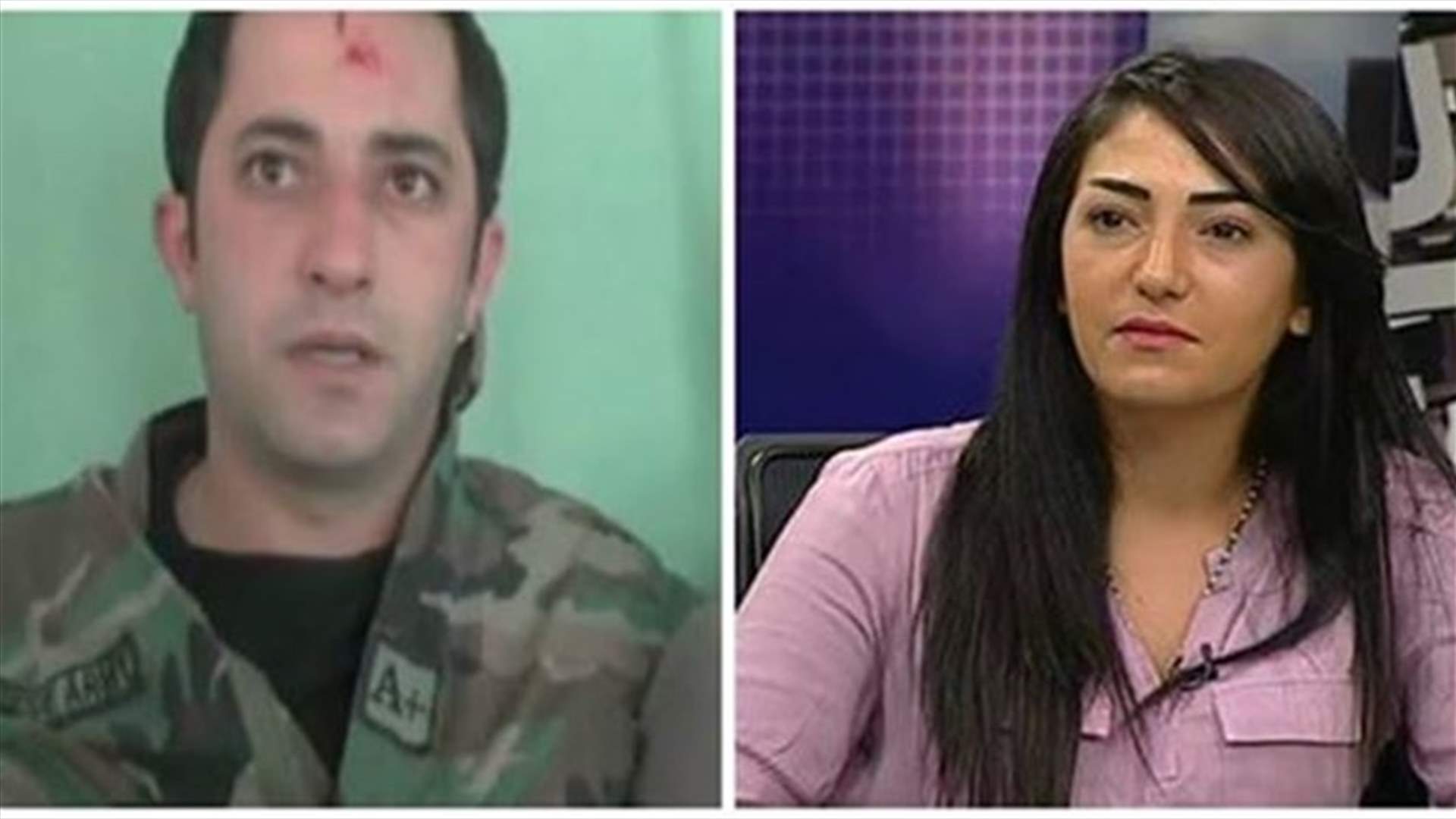 لقاء بين العسكري المخطوف جورج خوري وأهله بجرود عرسال