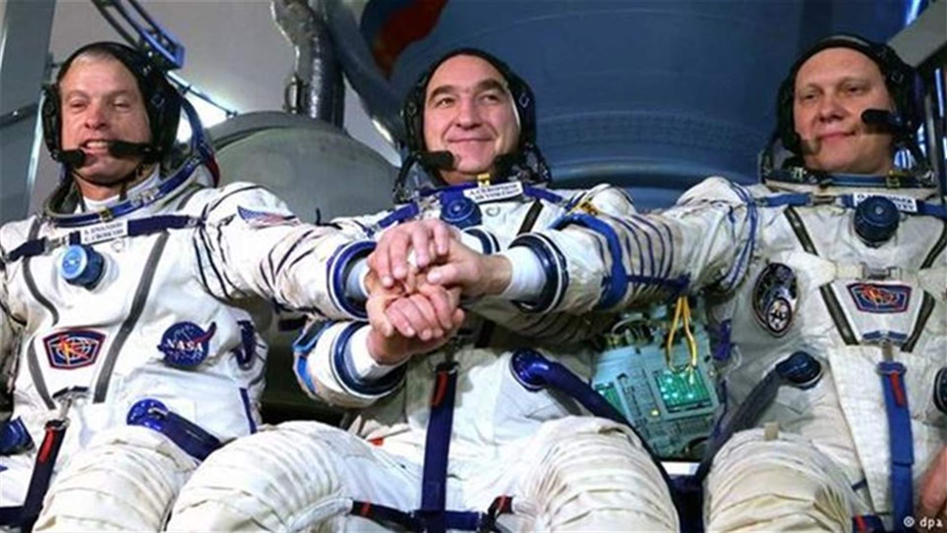 Astronaut, cosmonauts depart space station for Earth