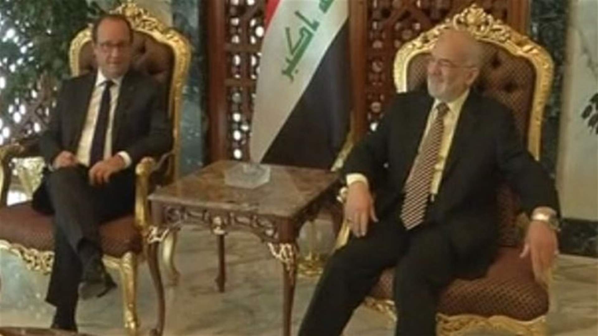 REPORT: Hollande meets Iraqi leaders on Islamic State plans