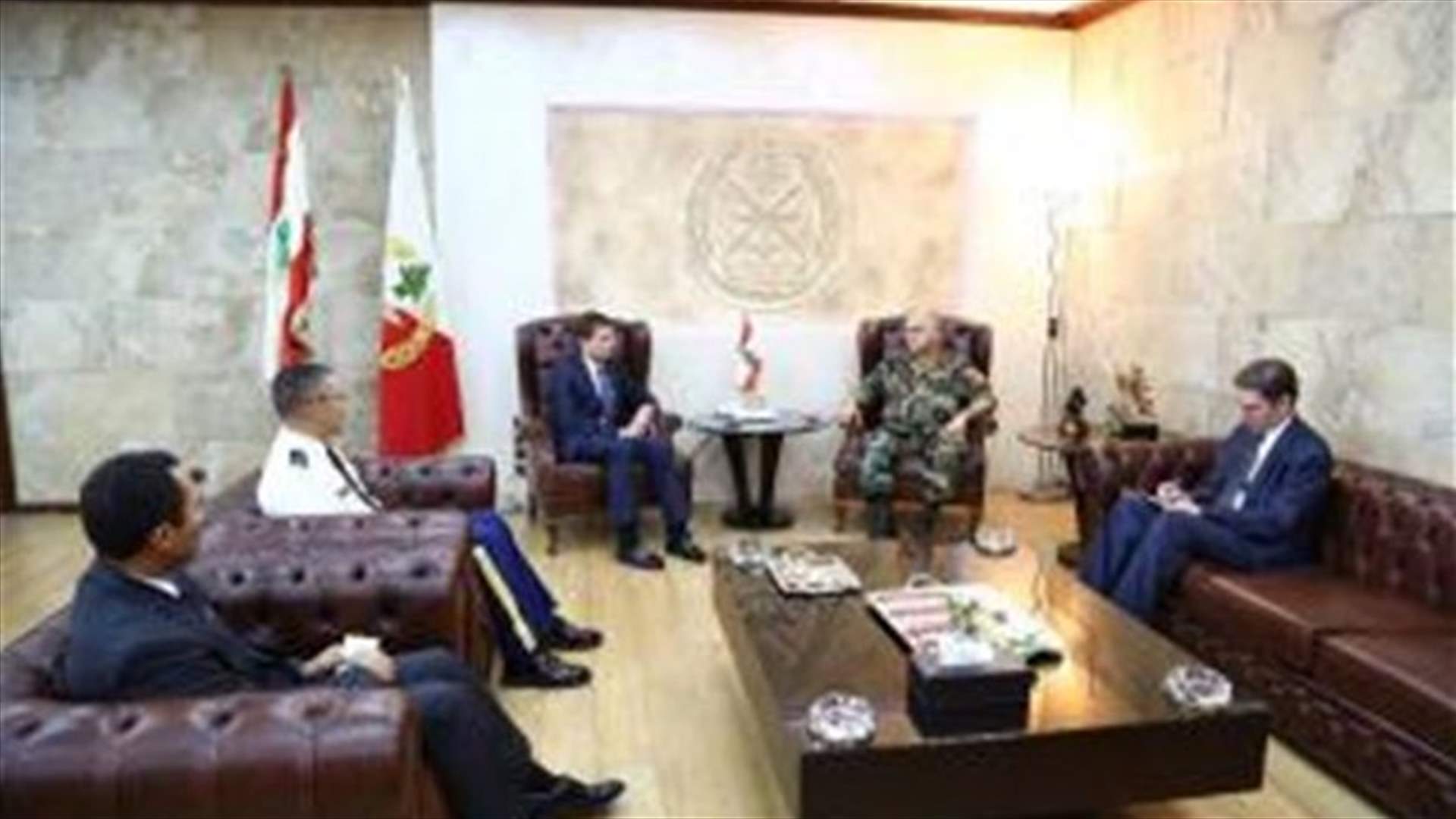 قهوجي عرض مع هيل للمساعدات الاميركية المقرر تقديمها للجيش