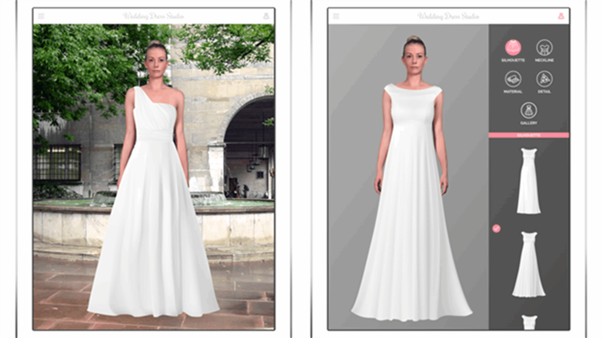 Want The Perfect Wedding Gown? Here’s An App That Will Help!