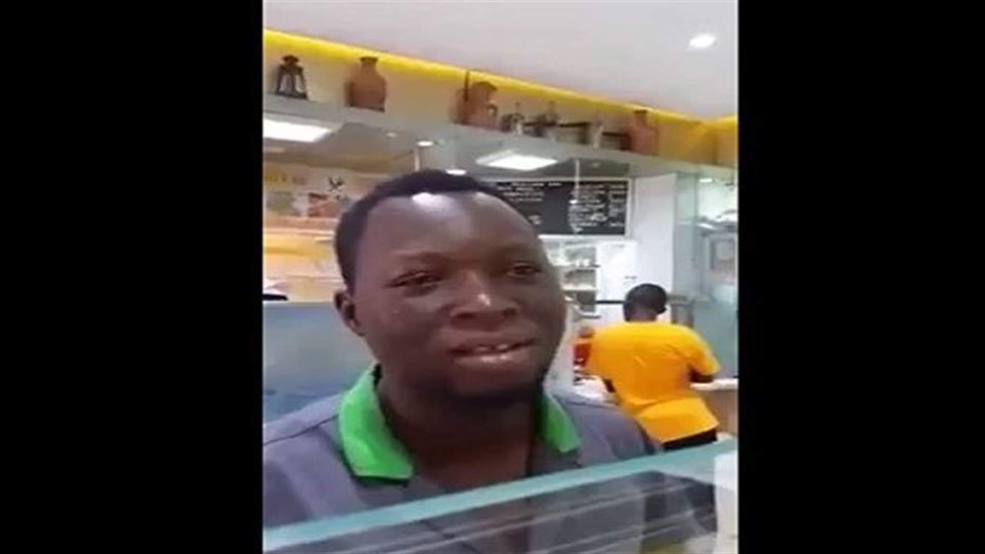 VIDEO: African man defies Lebanese, sings Lebanon’s national anthem