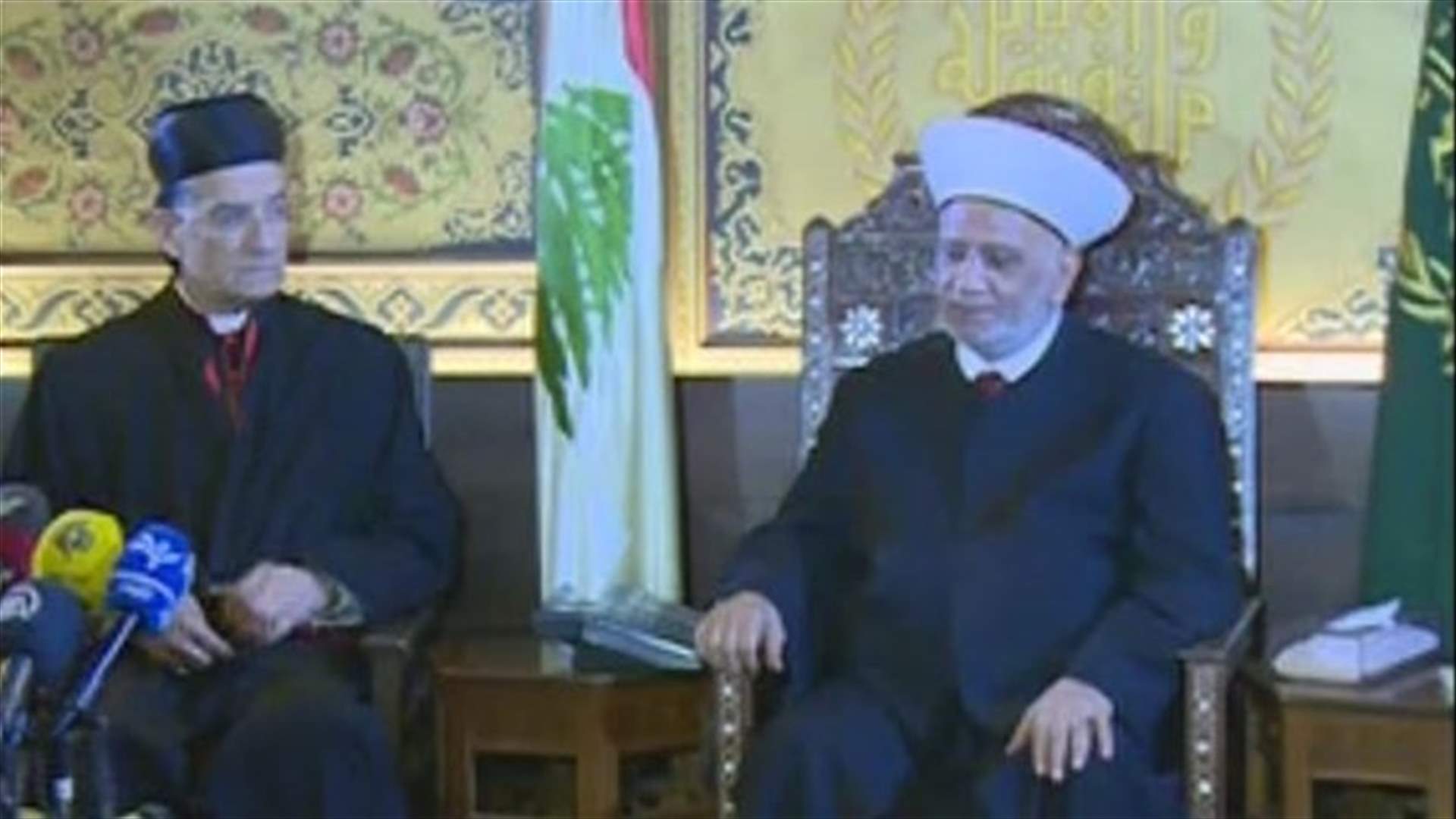 REPORT: Patriarch Rai visits newly elected Mufti, calls for supporting military institution        