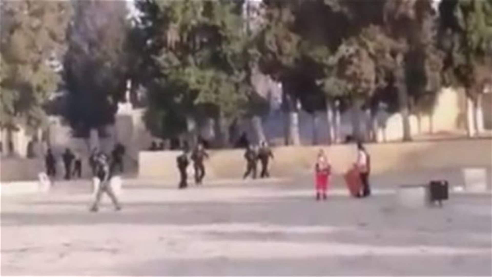 صدامات في باحة المسجد الاقصى