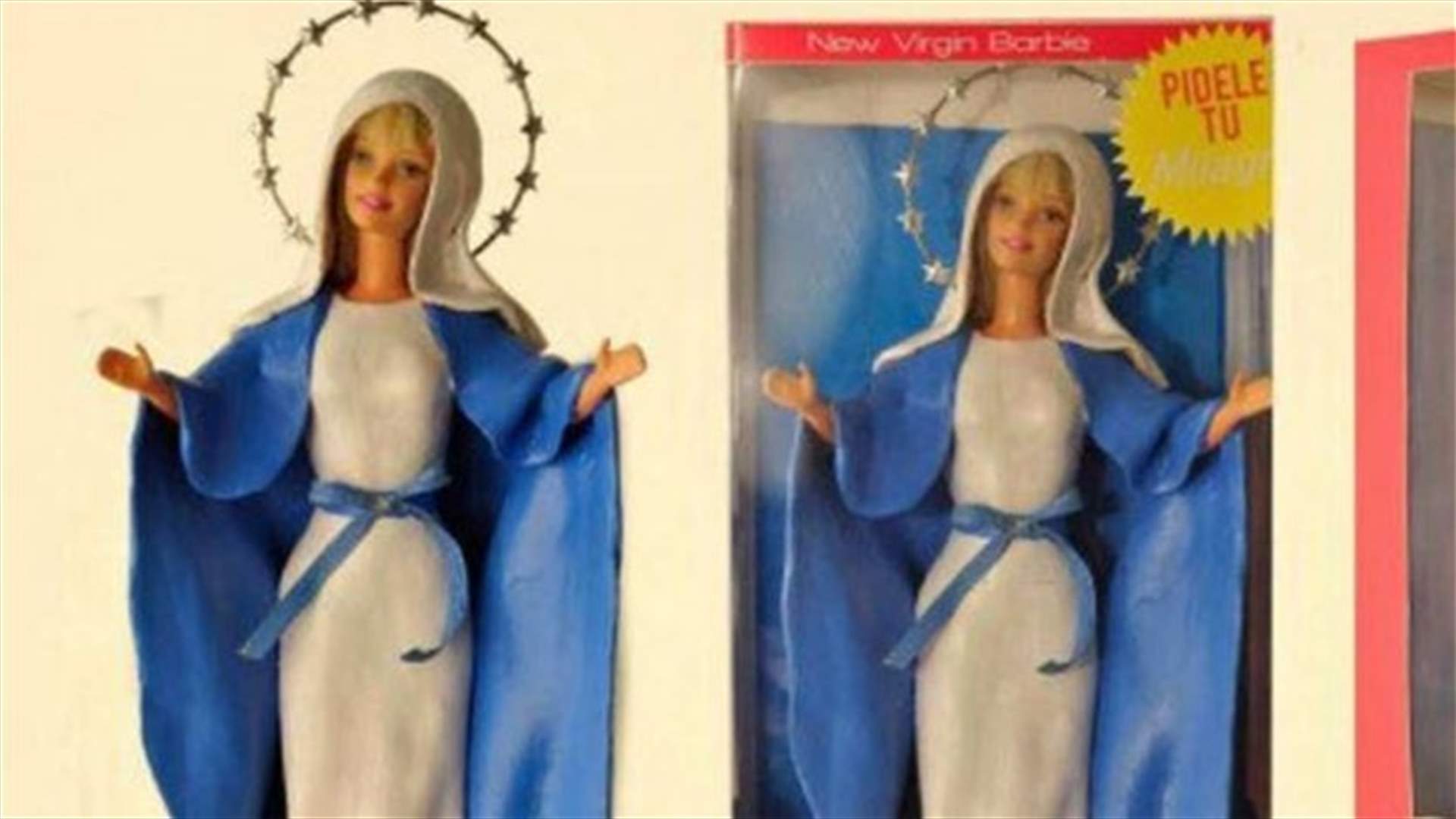 Barbie as the Virgin Mary, Ken as Jesus... 