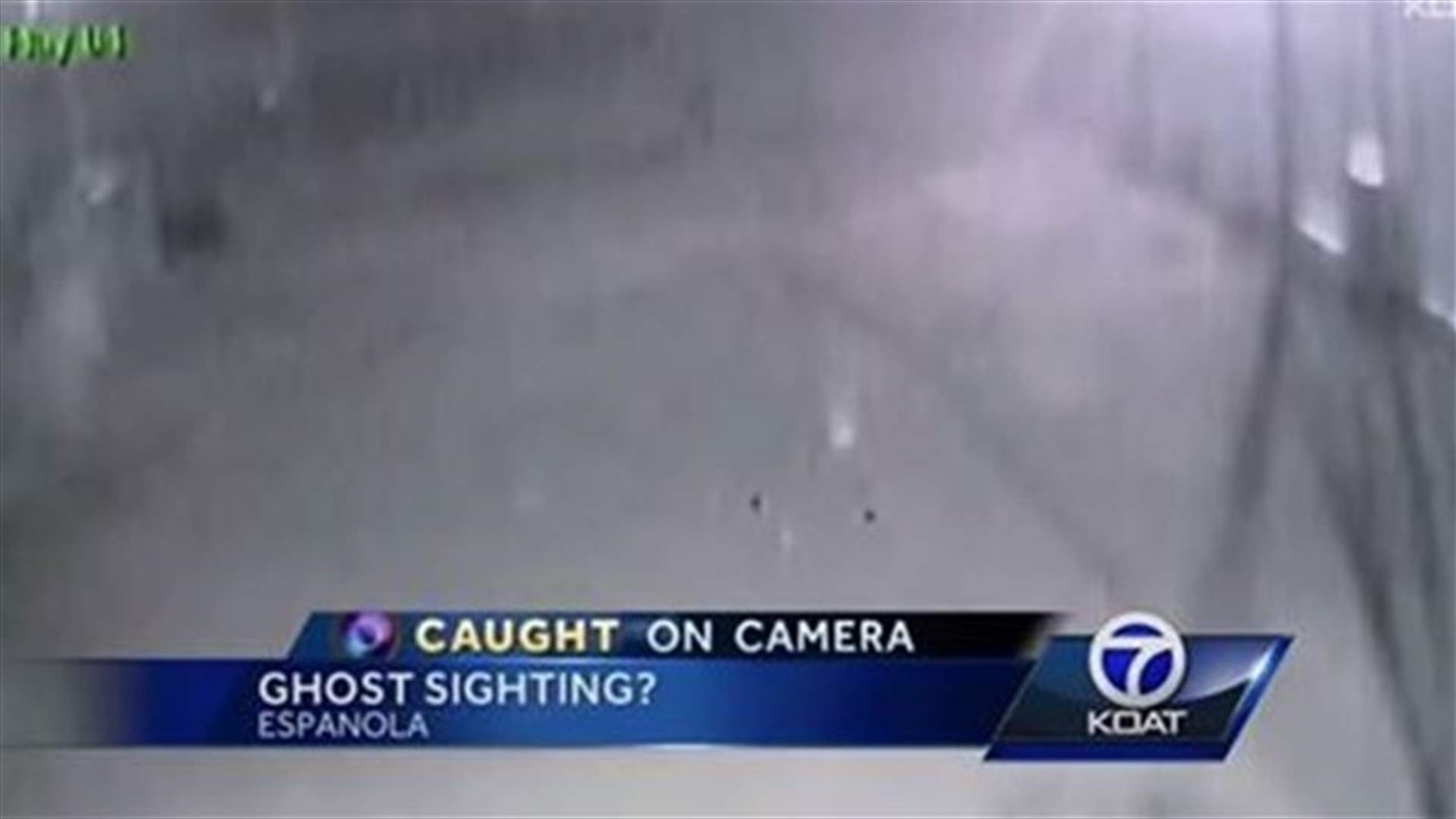 Ghost Caught On Tape, Police Say