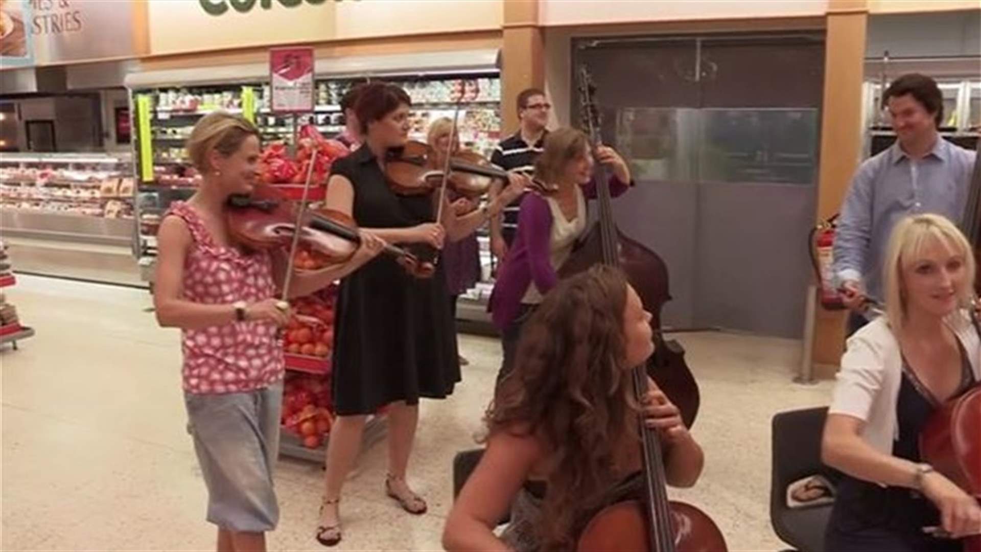 Classical Musicians Surprise People In A Random Supermarket!