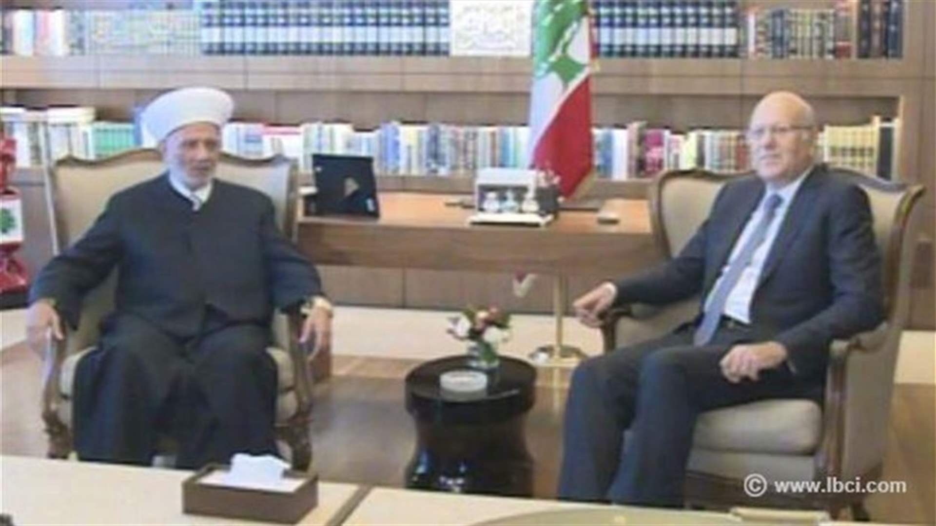 ميقاتي التقى دريان في دار الفتوى