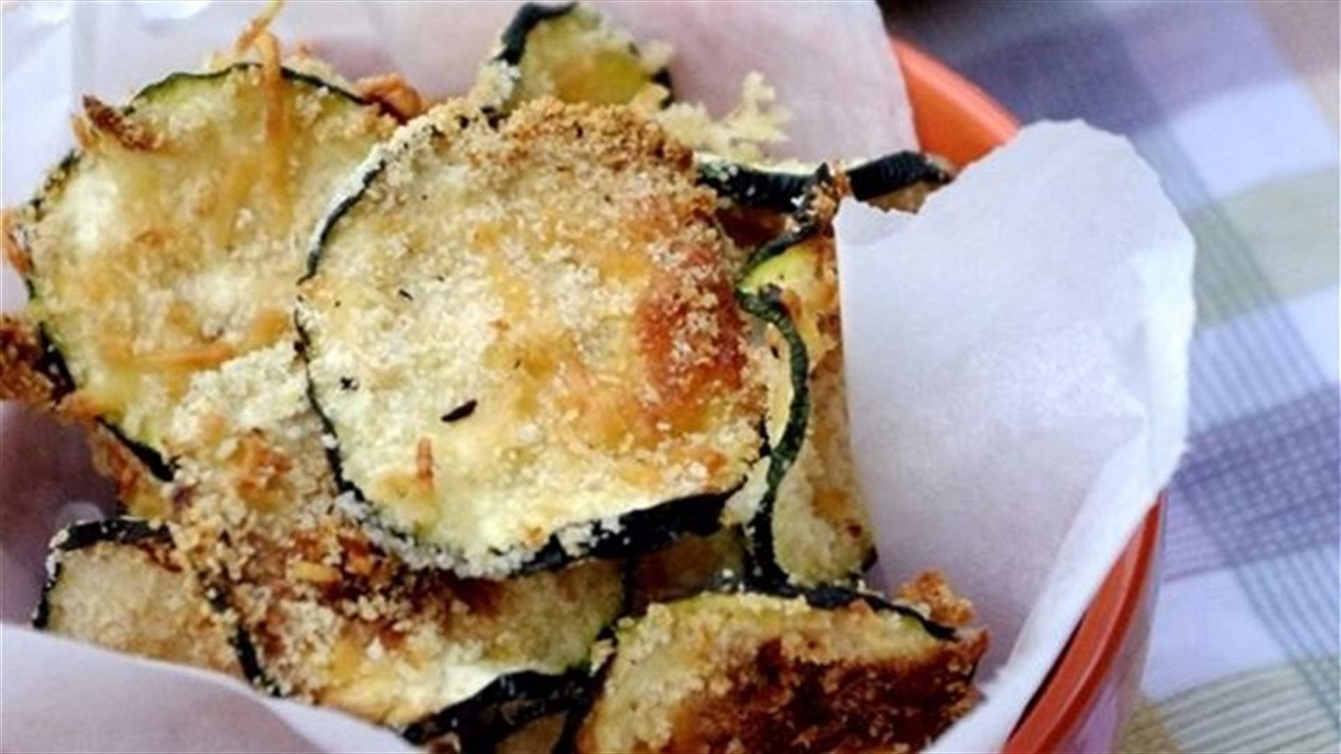 Oven Baked Zucchini Chips 