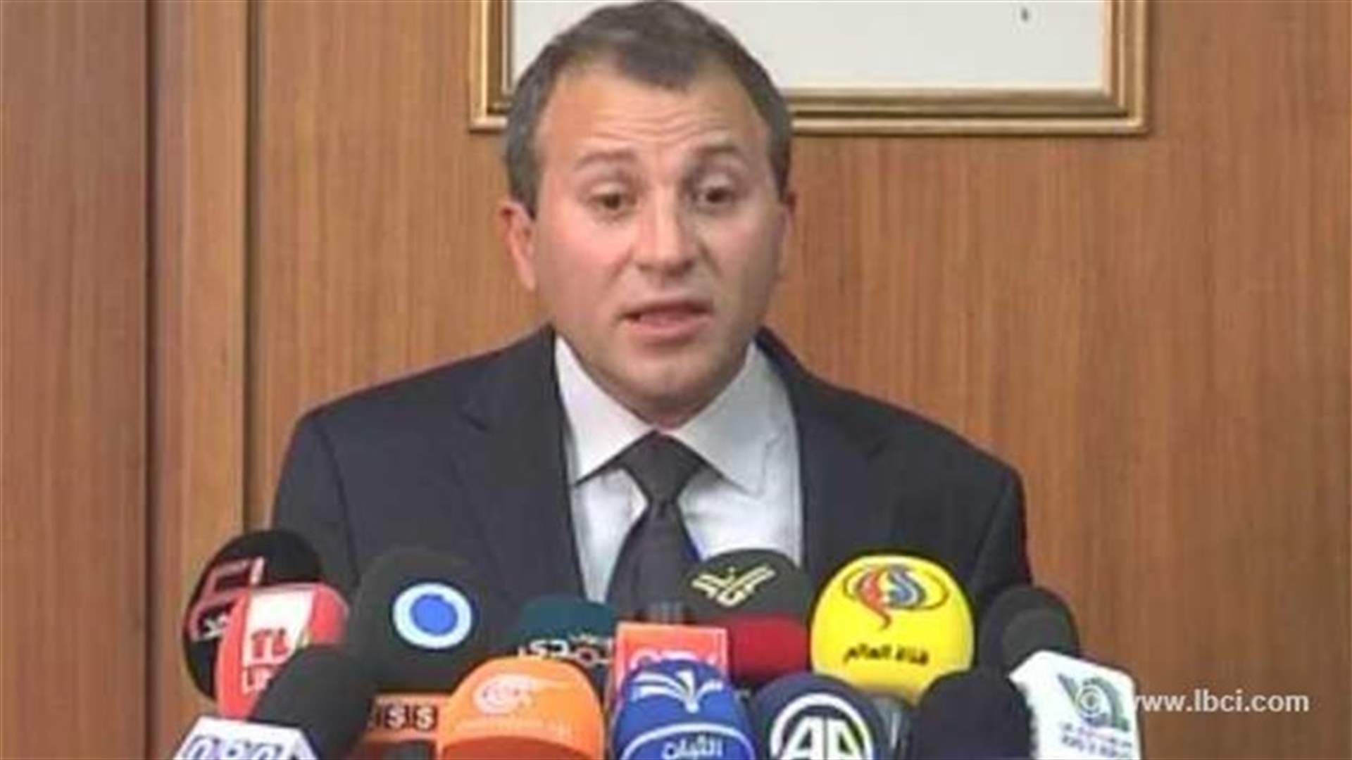 باسيل : المساعدات الدولية للنازحين في لبنان تضر بالدولة