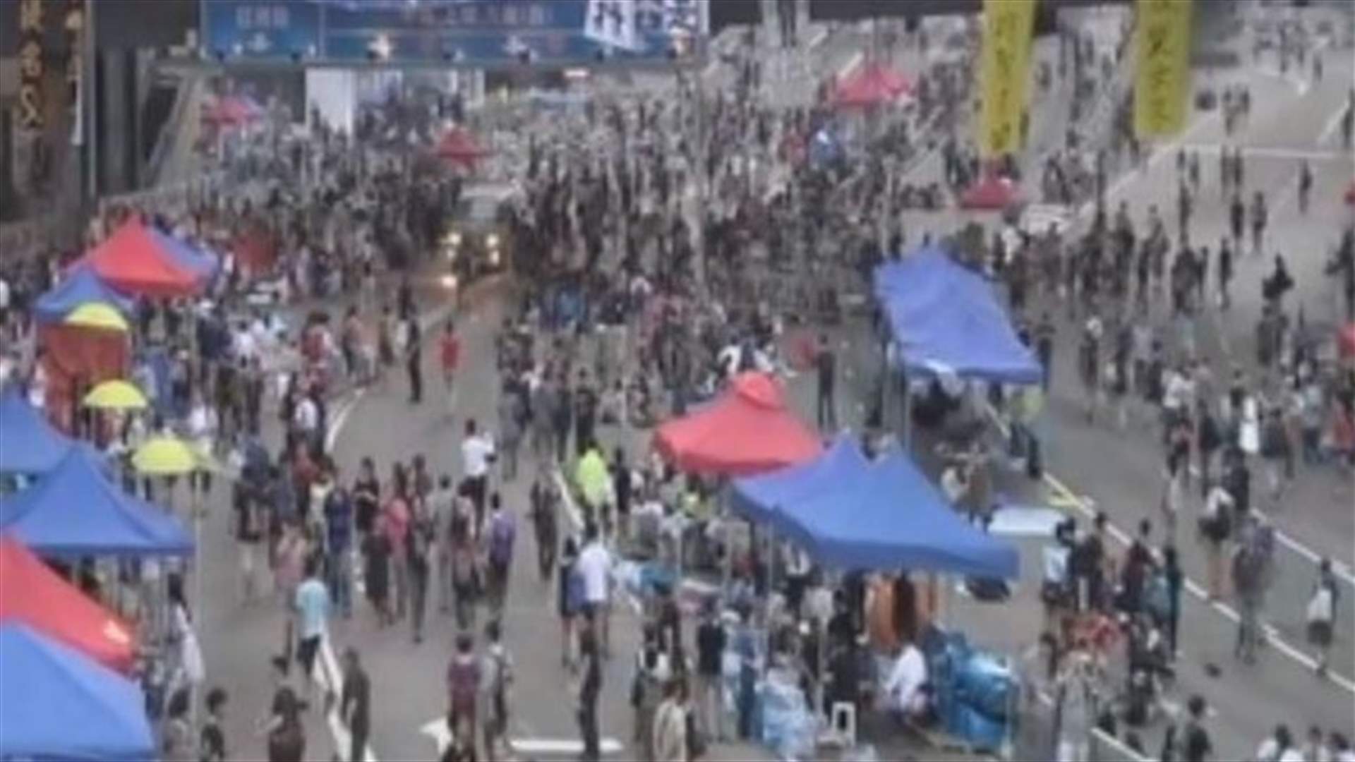 Hong Kong clashes break out away from Central protest site