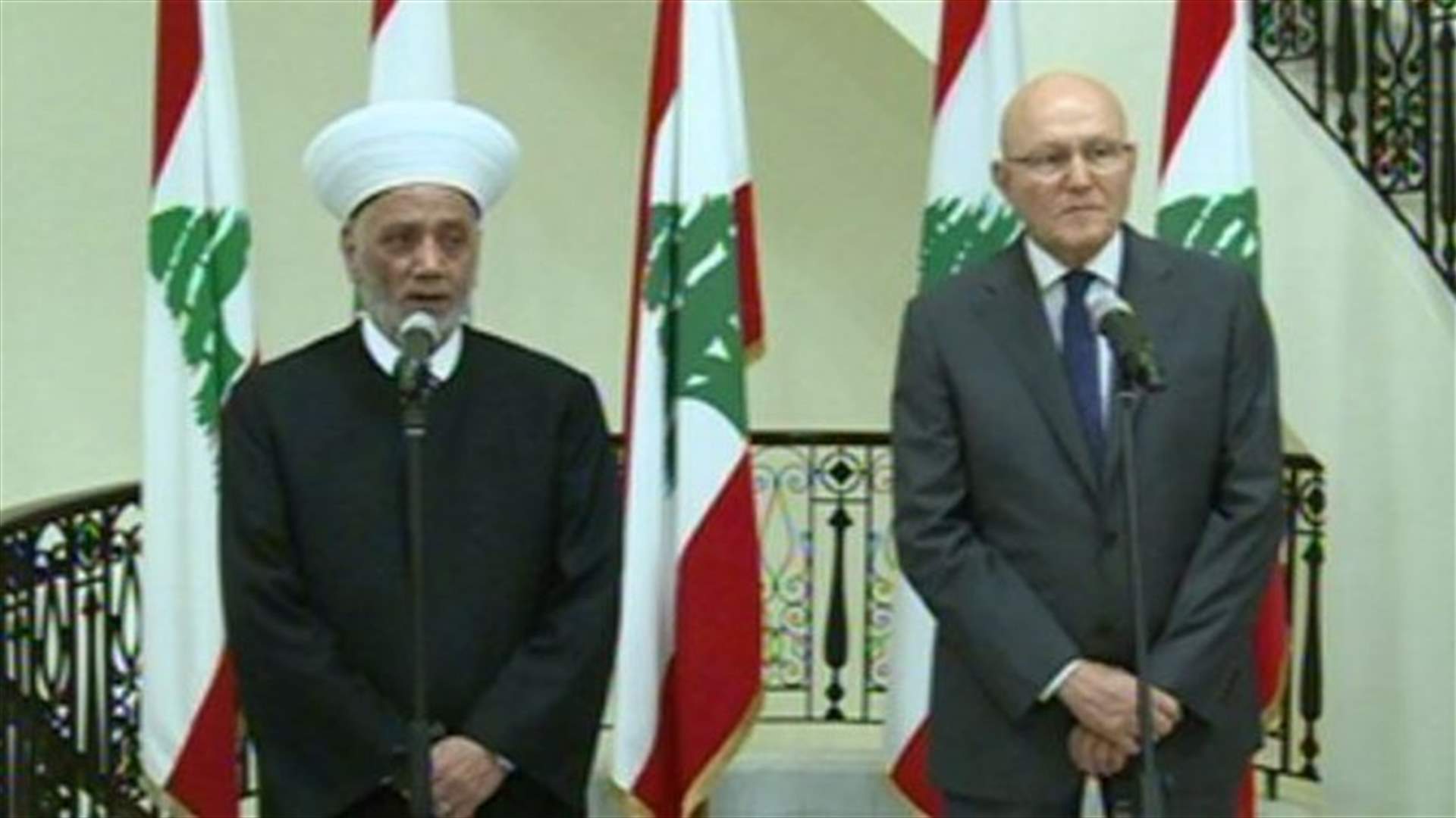 دريان التقى سلام في السرايا: لانجاز الاستحقاق الرئاسي