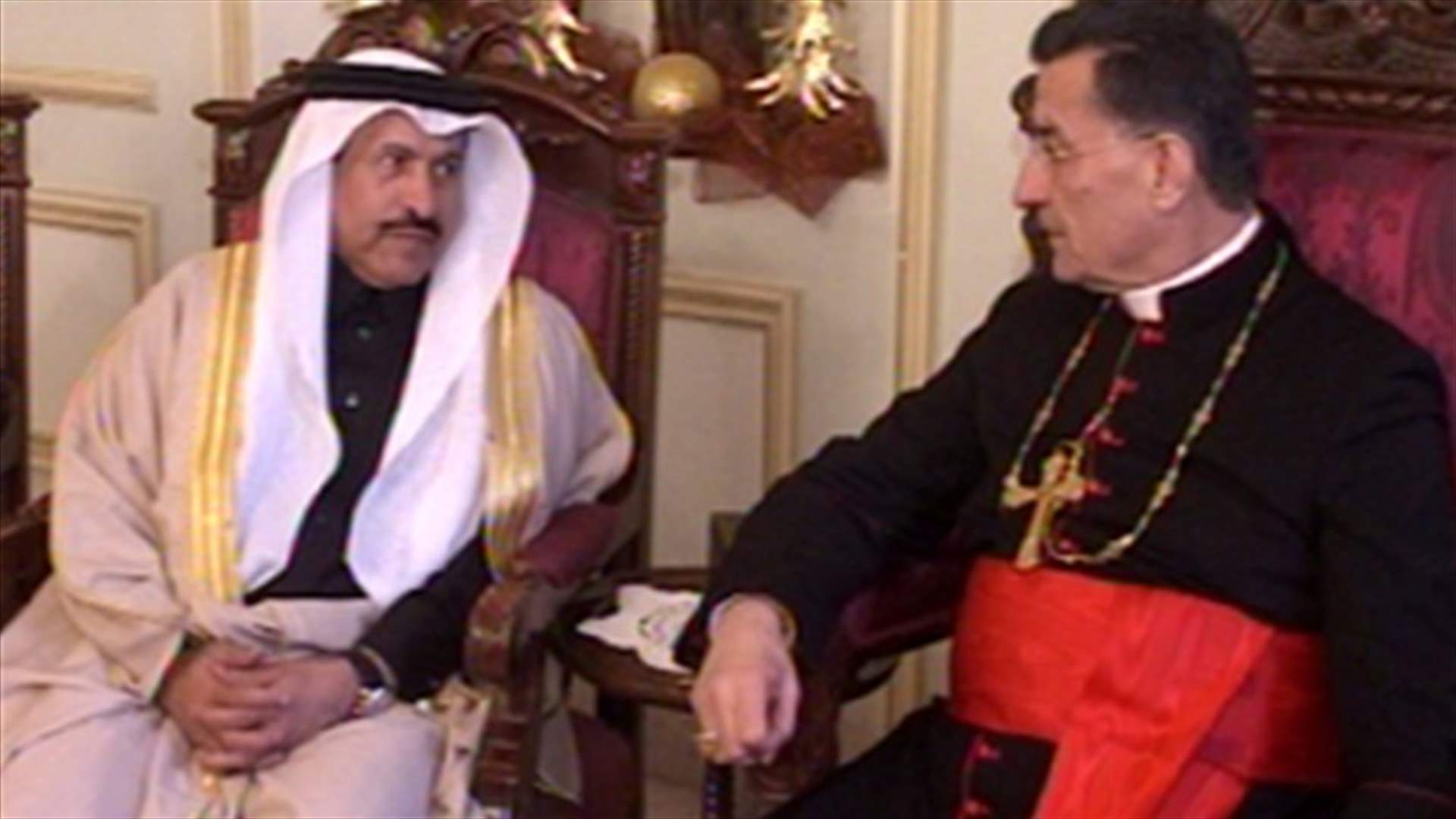 العسيري من بكركي : حريصون على رؤية لبنان معافى وذات سيادة