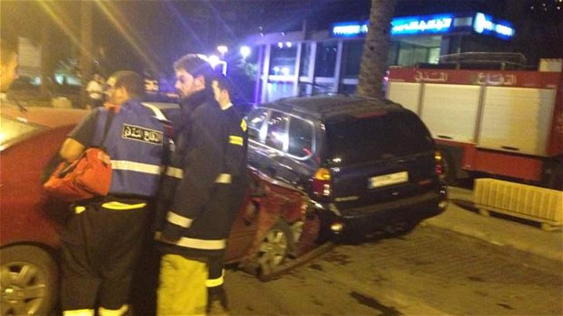 جرحى بحادث سير على طريق جونية