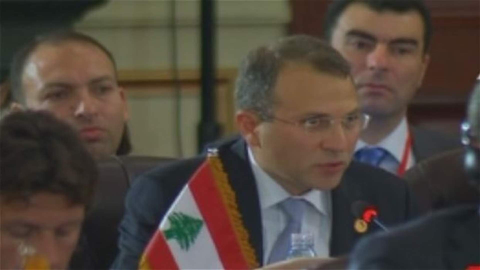 FM Bassil stresses necessity of reconstructing Gaza Strip, putting an end to the Israeli destruction