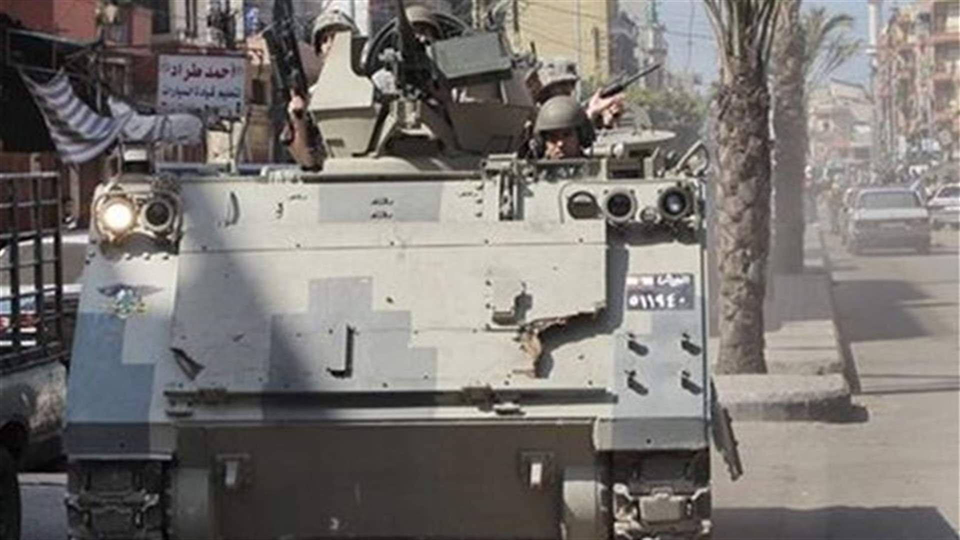 Gunmen open fire at two military patrols in Lebanon's Tripoli