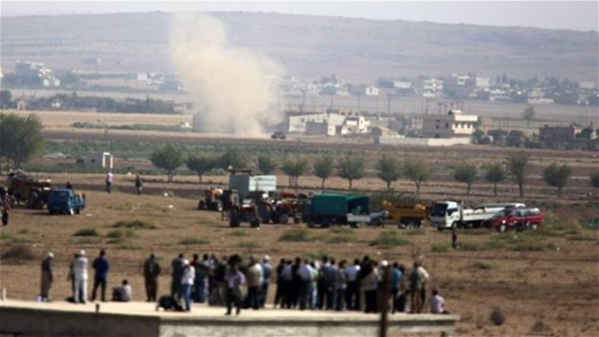Fiercest fighting in days hits Syrian border town