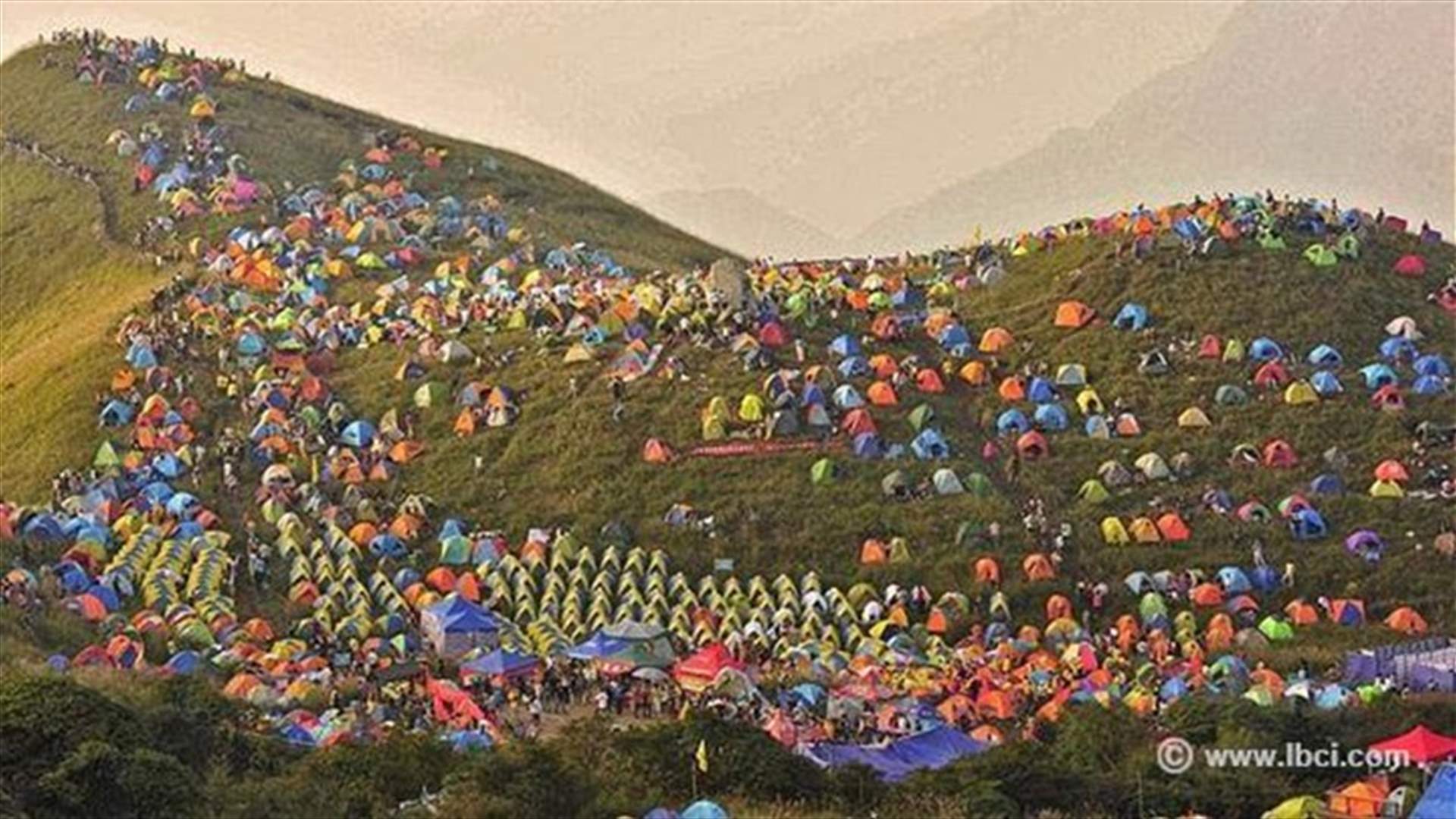Thousands Gather For China's Gigantic Camping Festival