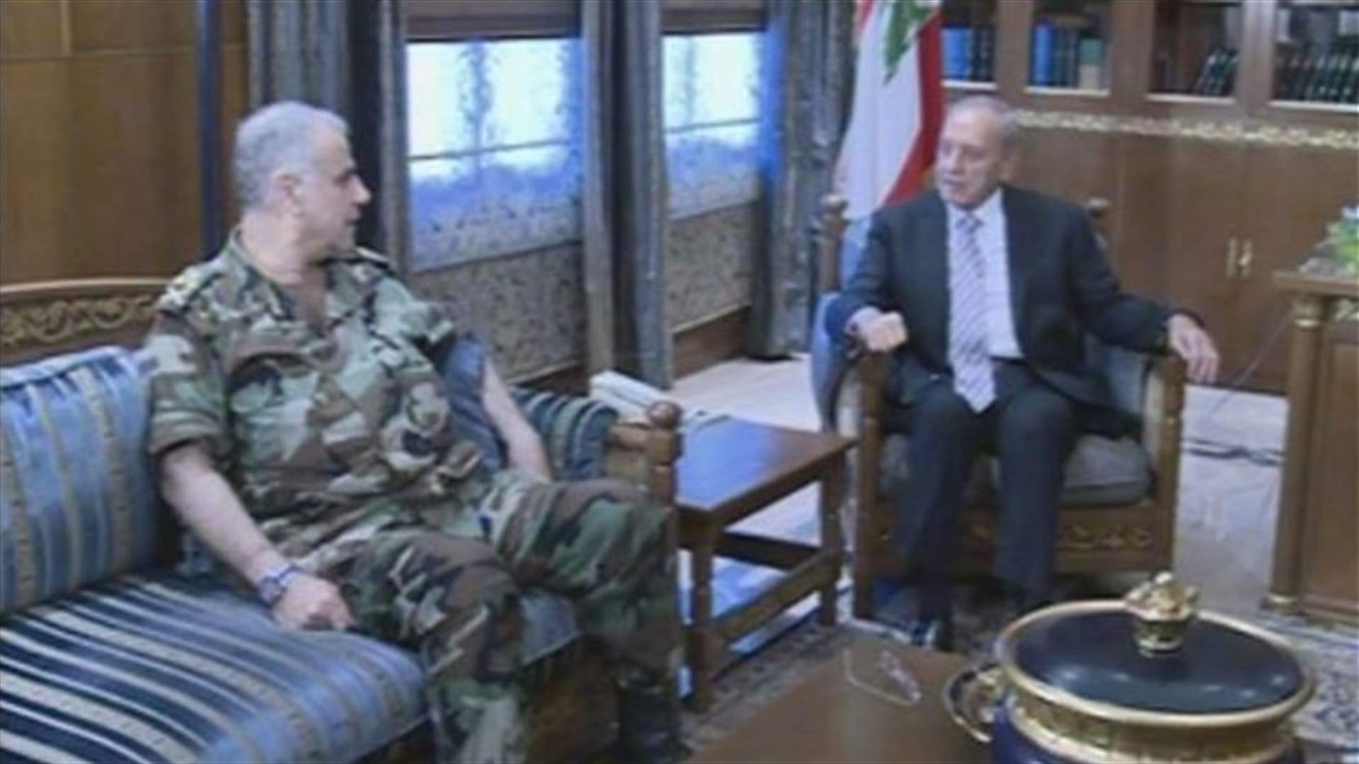قهوجي أطلع بري على آخر التطورات الامنية في طرابلس