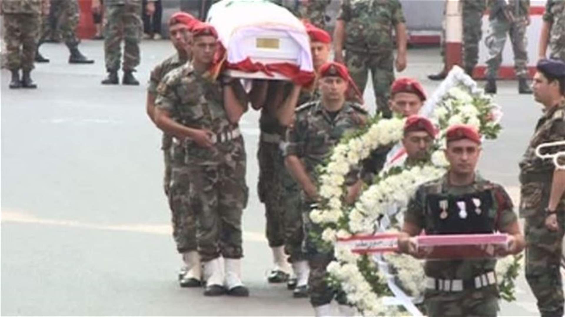  لبنان يودّع الضابطين الشهيدين... وجرحى طرابلس بالعشرات 