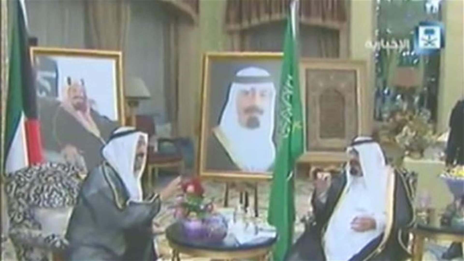 امير الكويت يزور السعودية 
