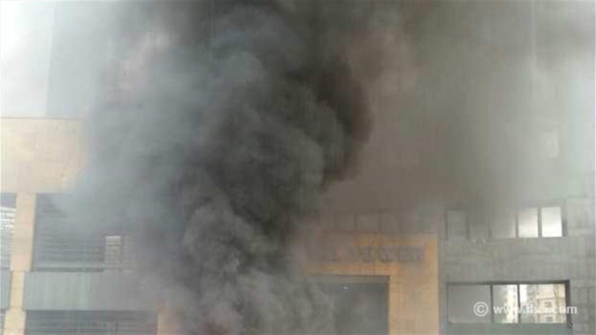 EDL contract workers protest company’s failure to pay salaries, burn tires
