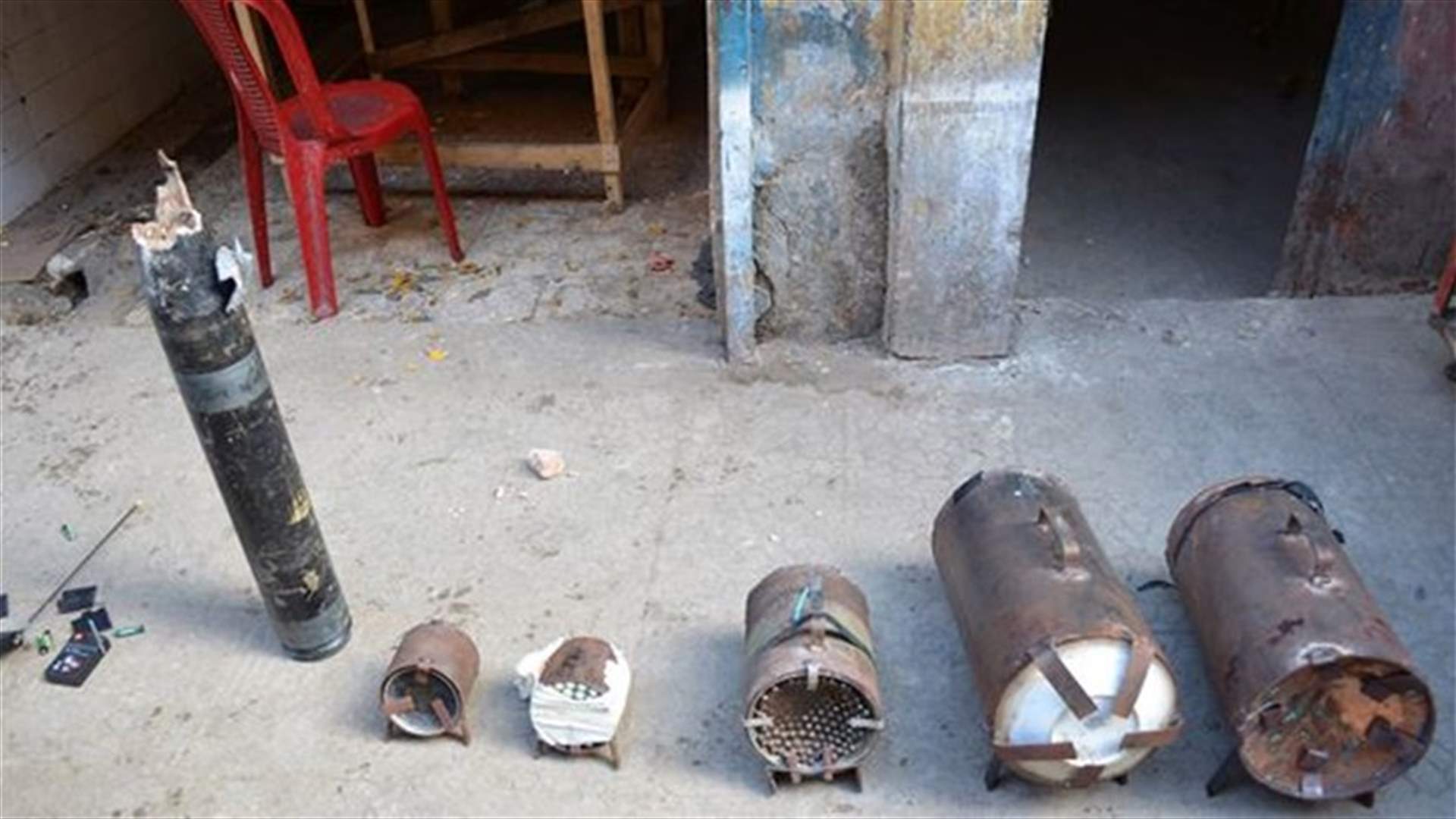 صاروخ و 5 عبوات معدة للتفجير في باب التبانة
