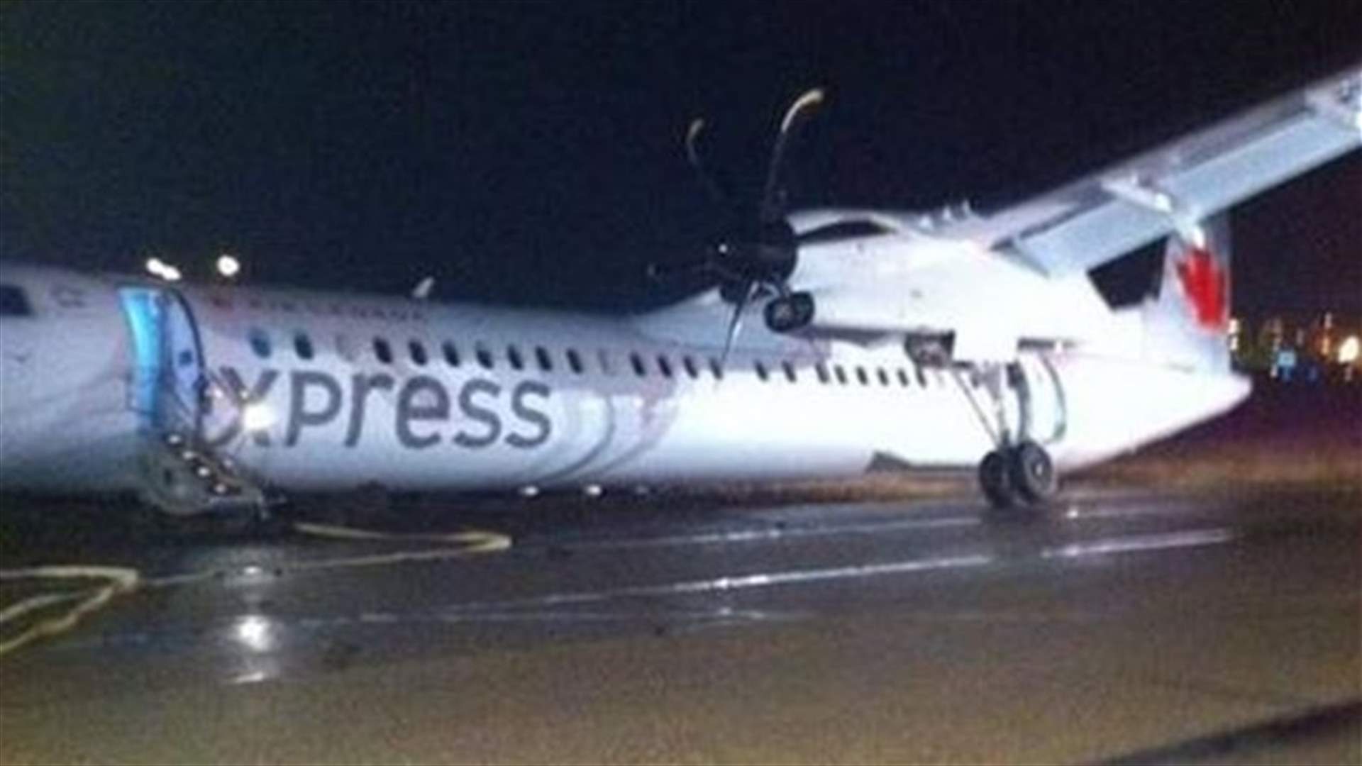 Four injured in Air Canada Express landing accident