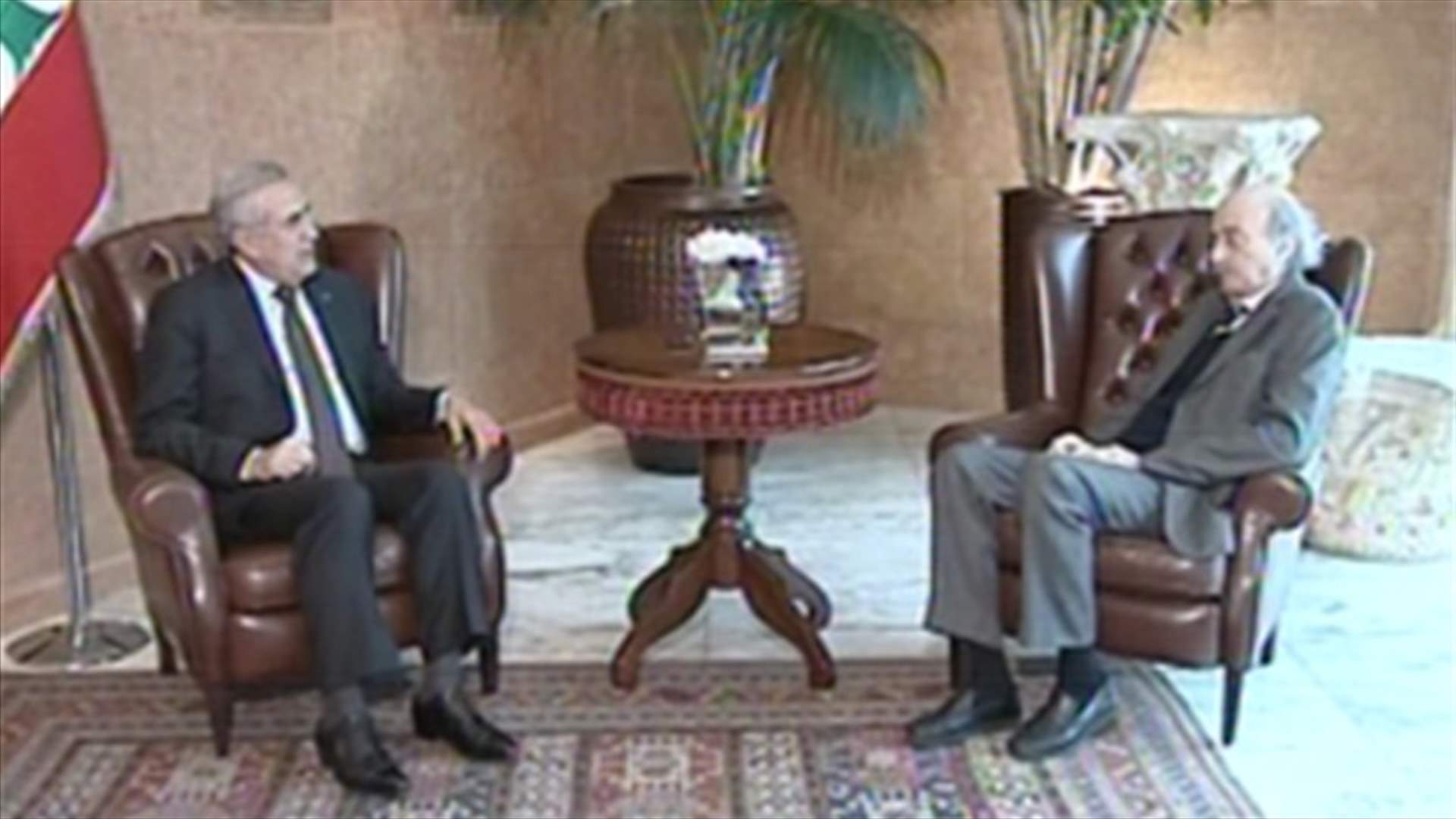 جنبلاط في بعبدا
