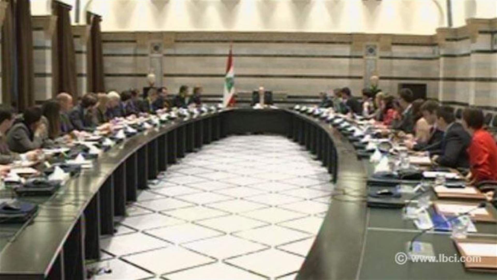 Cabinet convenes at the Grand Serail