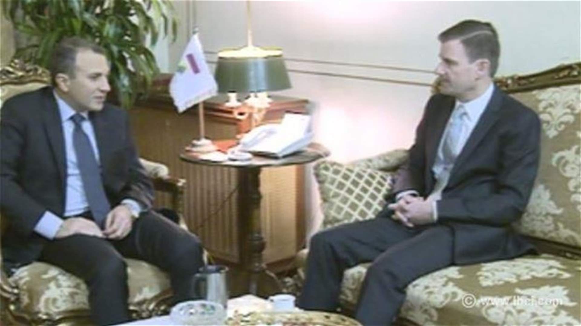FM Bassil meets with Turkish, US ambassadors