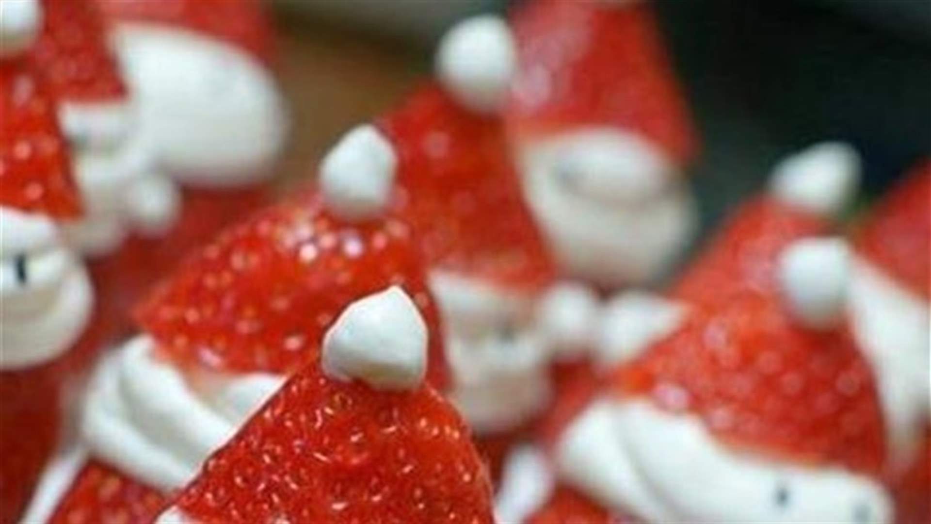 Cream Cheese Strawberry Santas